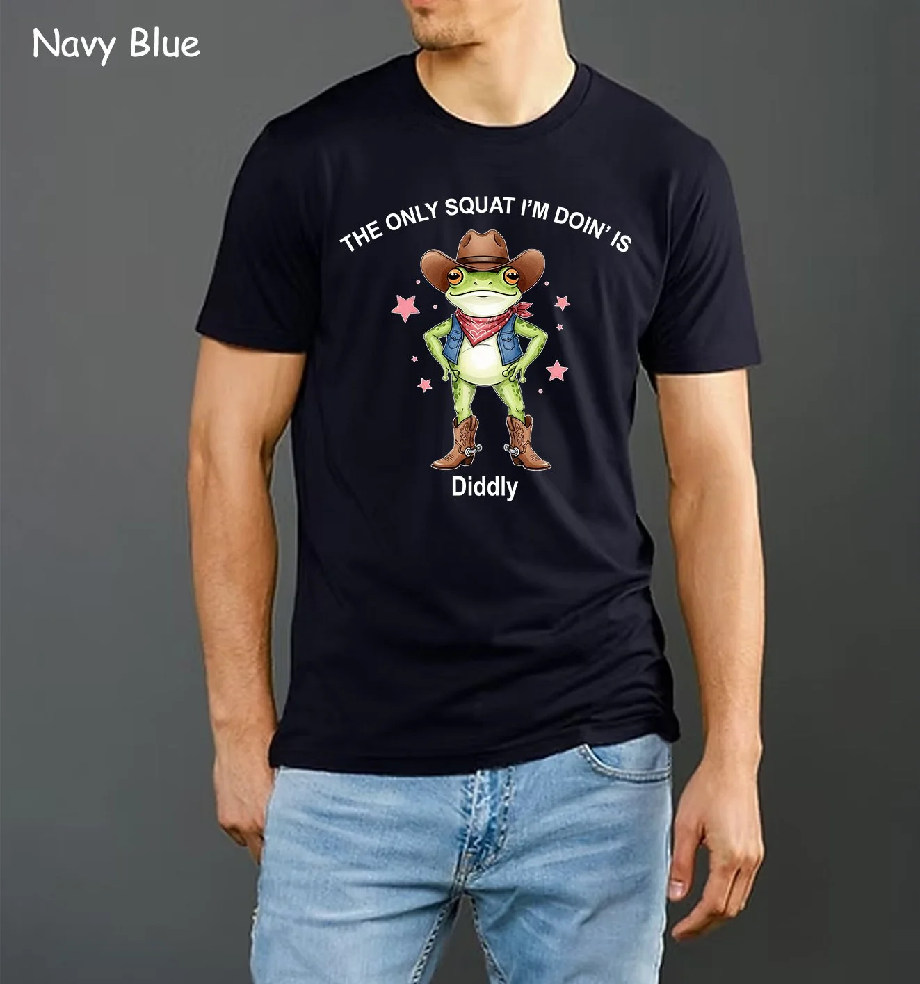 THe Only Squat Im Doin is Diddly - Navy Blue.jpg