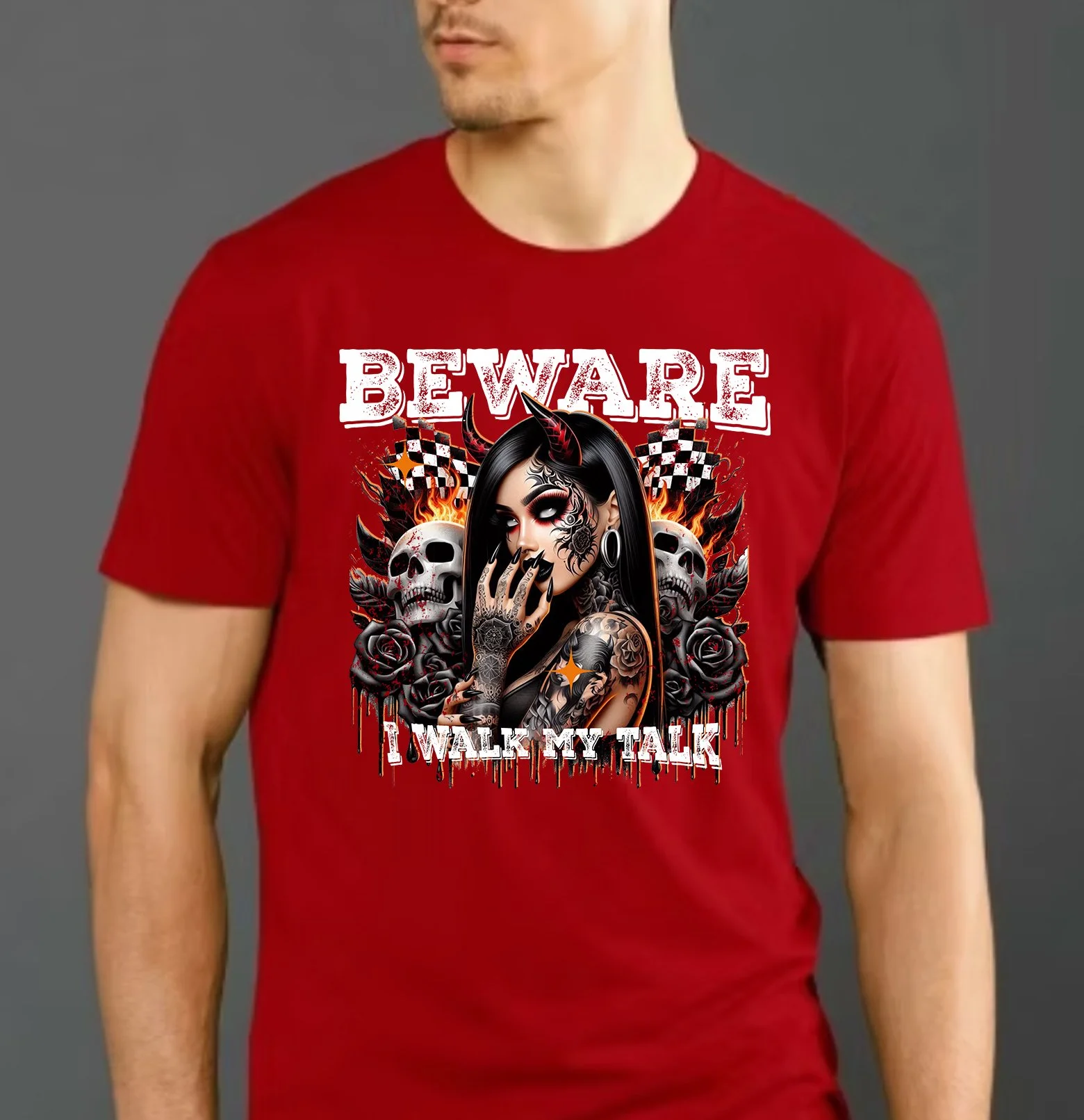 Beware I walk my Talk - REd.jpg