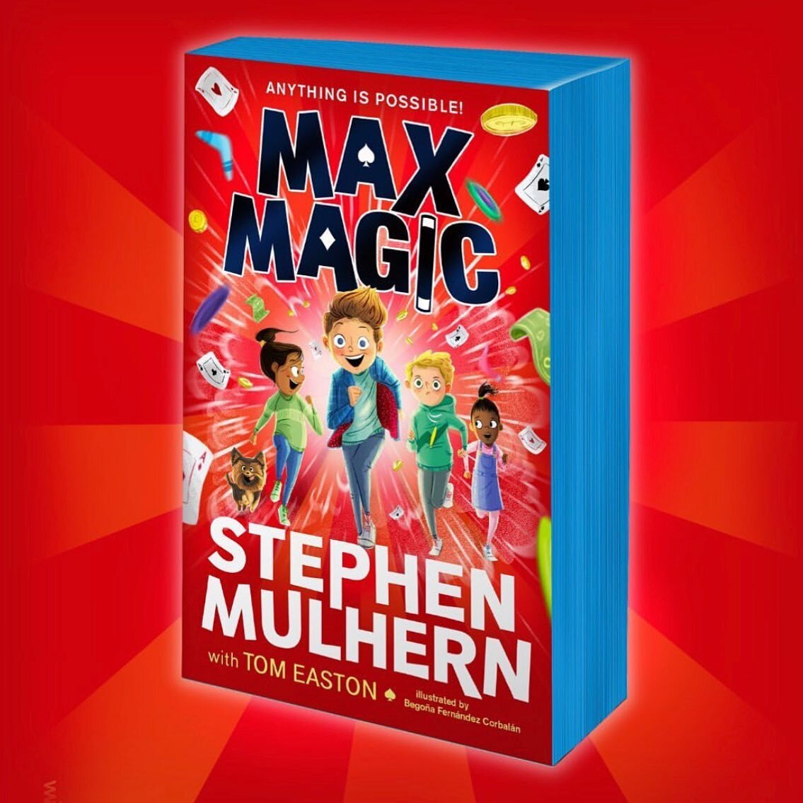 📚🪄HAPPY PUBLICATION DAY @stephenmulhern !!! &spades;️❤️&clubs;️&diams;️

Max Magic - The MAGICAL debut children's book from superstar TV presenter and magician, Stephen Mulhern and @tomeastonauthor 🫶🏻🤩

Now available to buy from @whsmithofficial