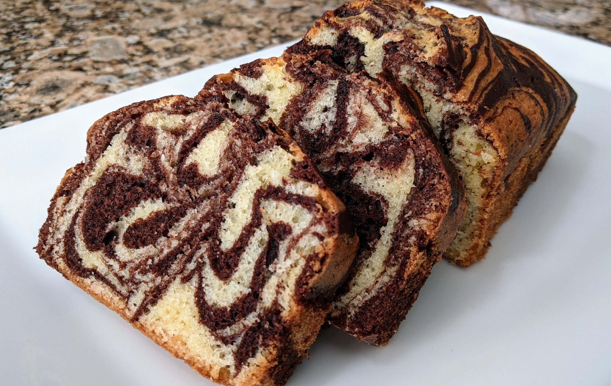 Espresso Chocolate Marble Cake  No Bake No Oven Marble Cake  Chocolate  Swirl Bread