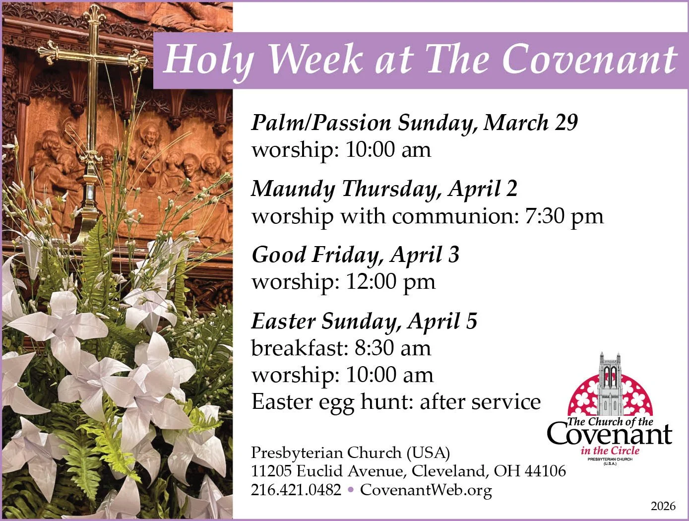 Holy Week events image
