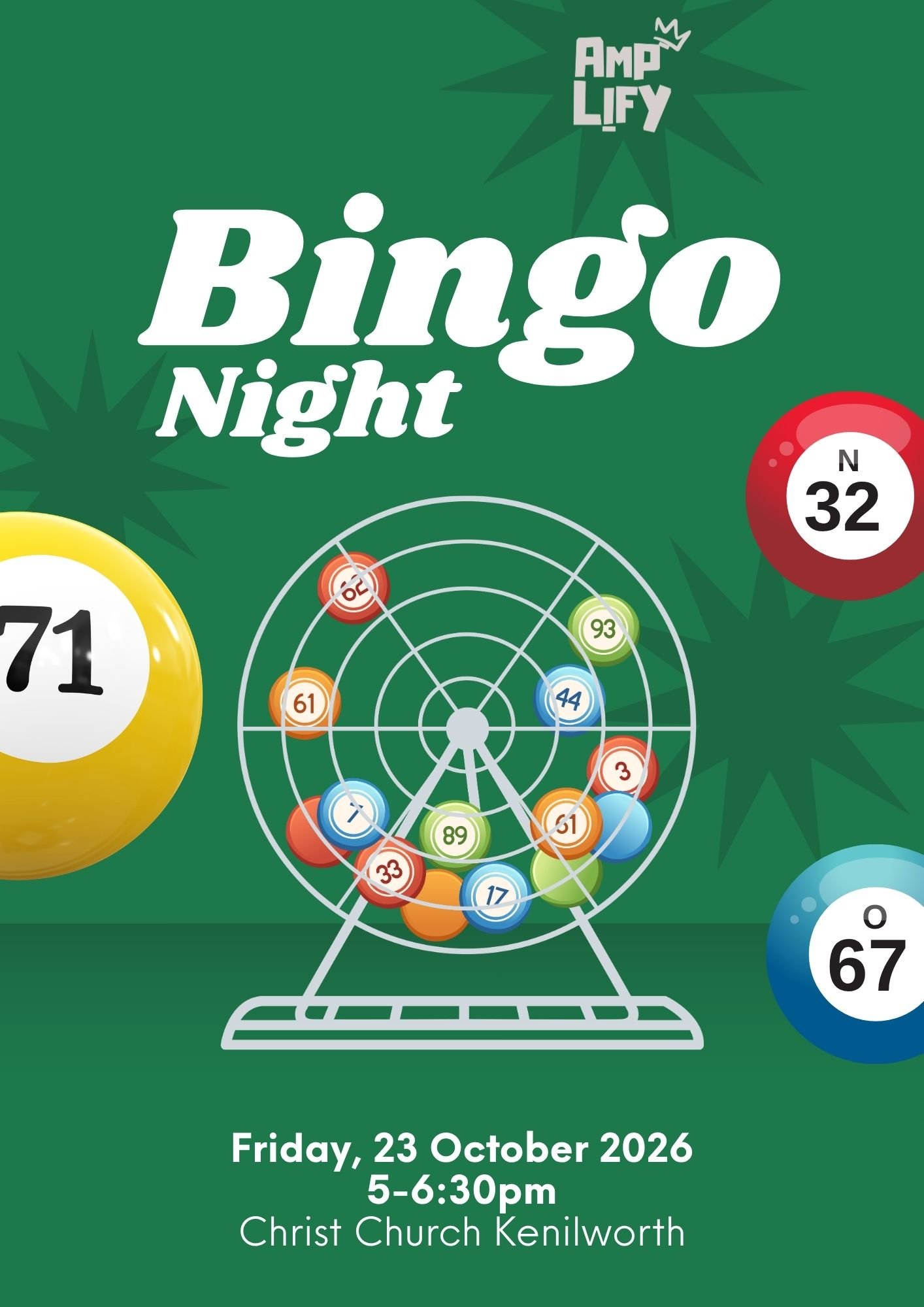 23 Oct - Bingo Night