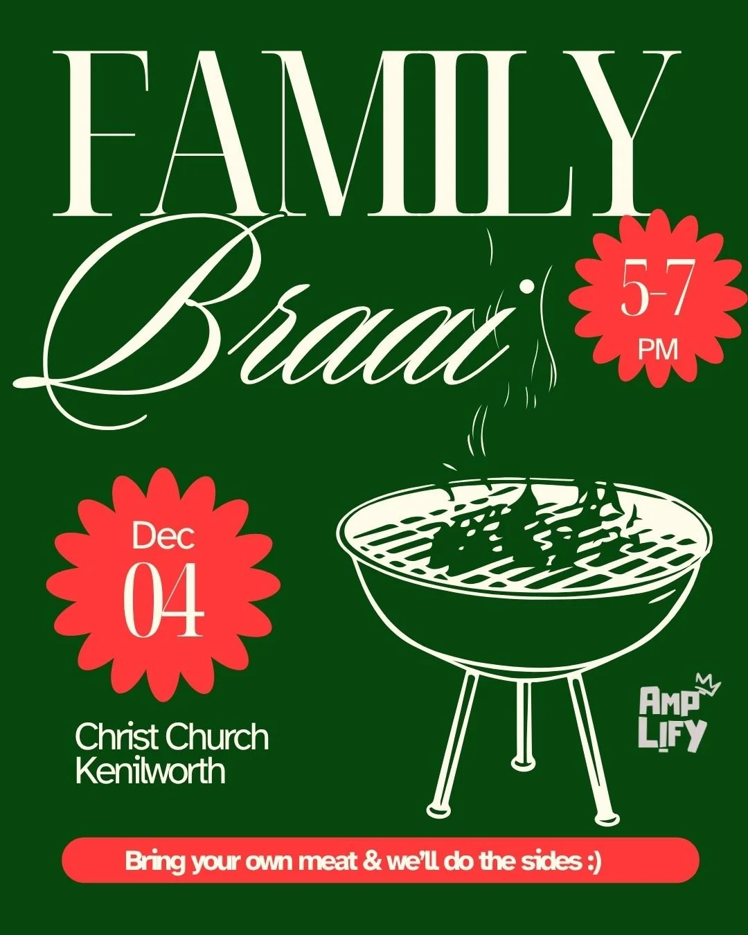 4 Dec - Family Braai