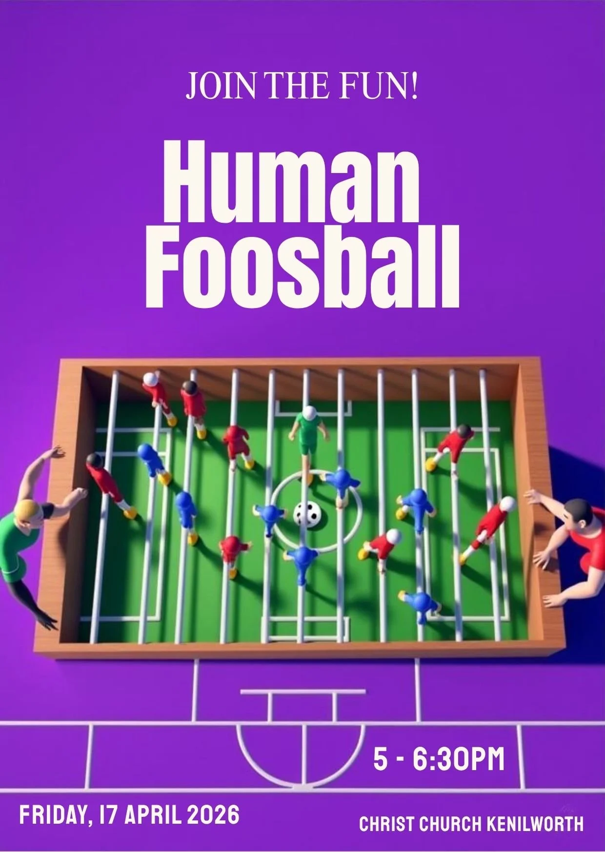 17 Apr - Human Foosball