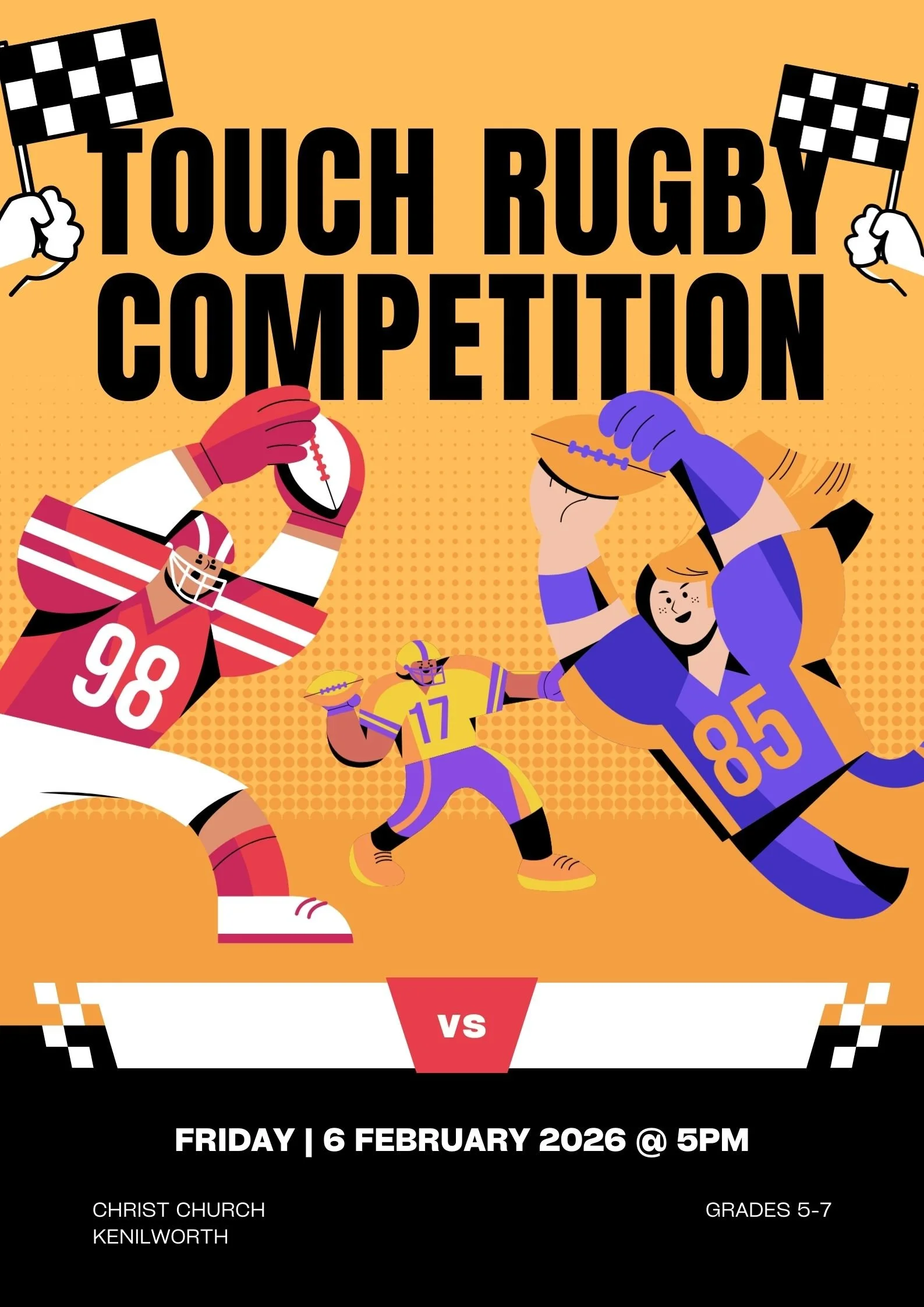 6 Feb - Touch Rugby Competition