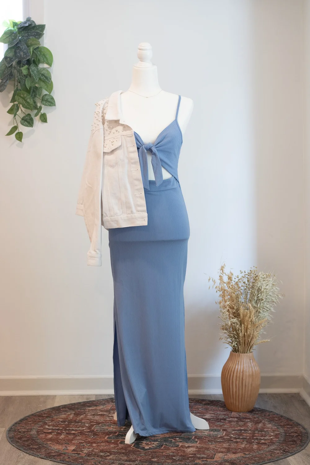 jean jacket with bridesmaid dress Bridesmaid Wedding Customizable Denim Jean Jacket – Oaklynn Lane main image 1