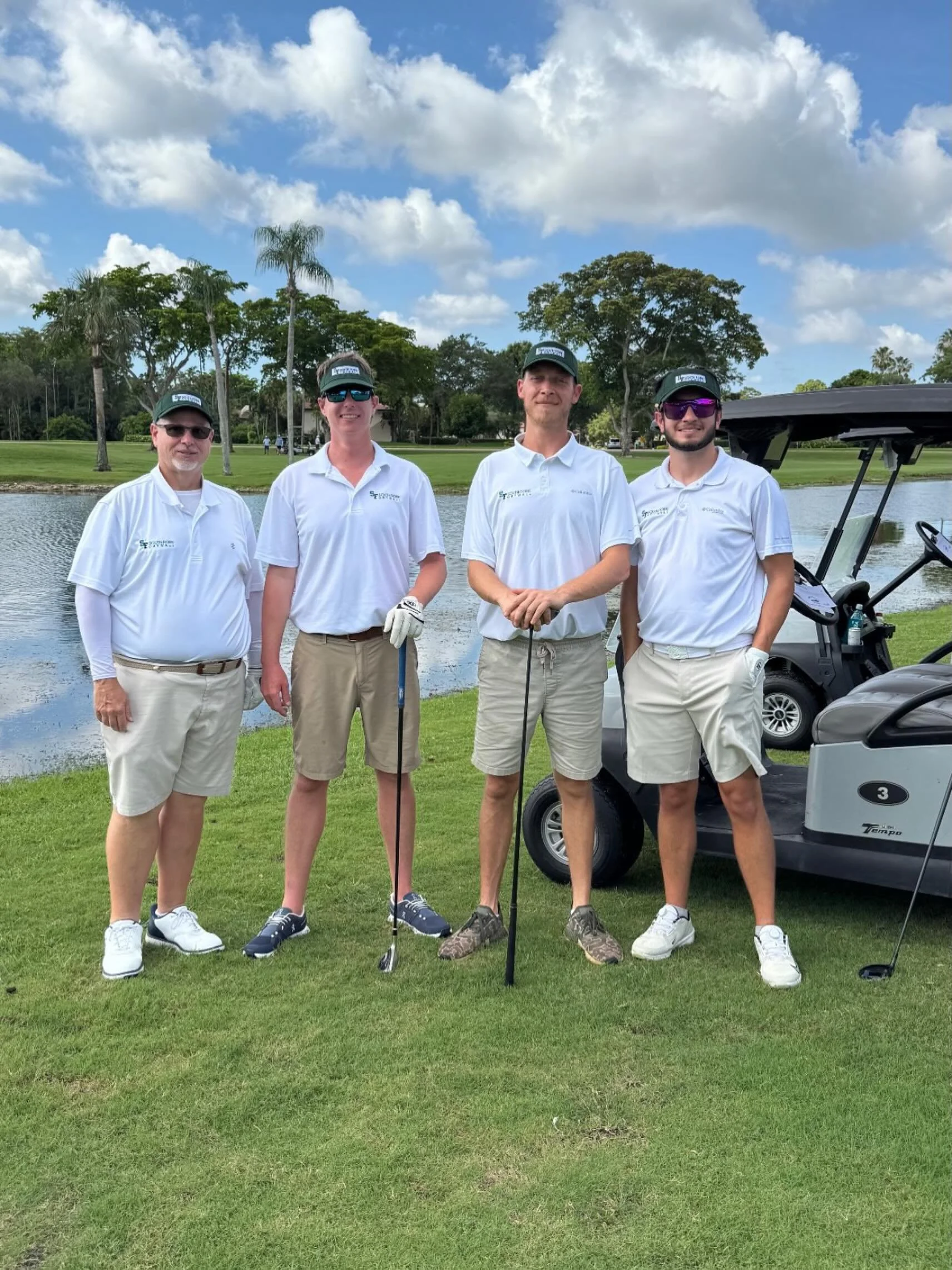 South Fork Drywall, Inc. is proud to once again sponsor the 2026 John Wilson Charity Golf Tournament, hosted by the Boca Raton Firefighter &amp; Paramedic Benevolent Fund. Representing SFD are Chris Bassler, Will Cappeller, Andrew Finn, and Wyatt Bas