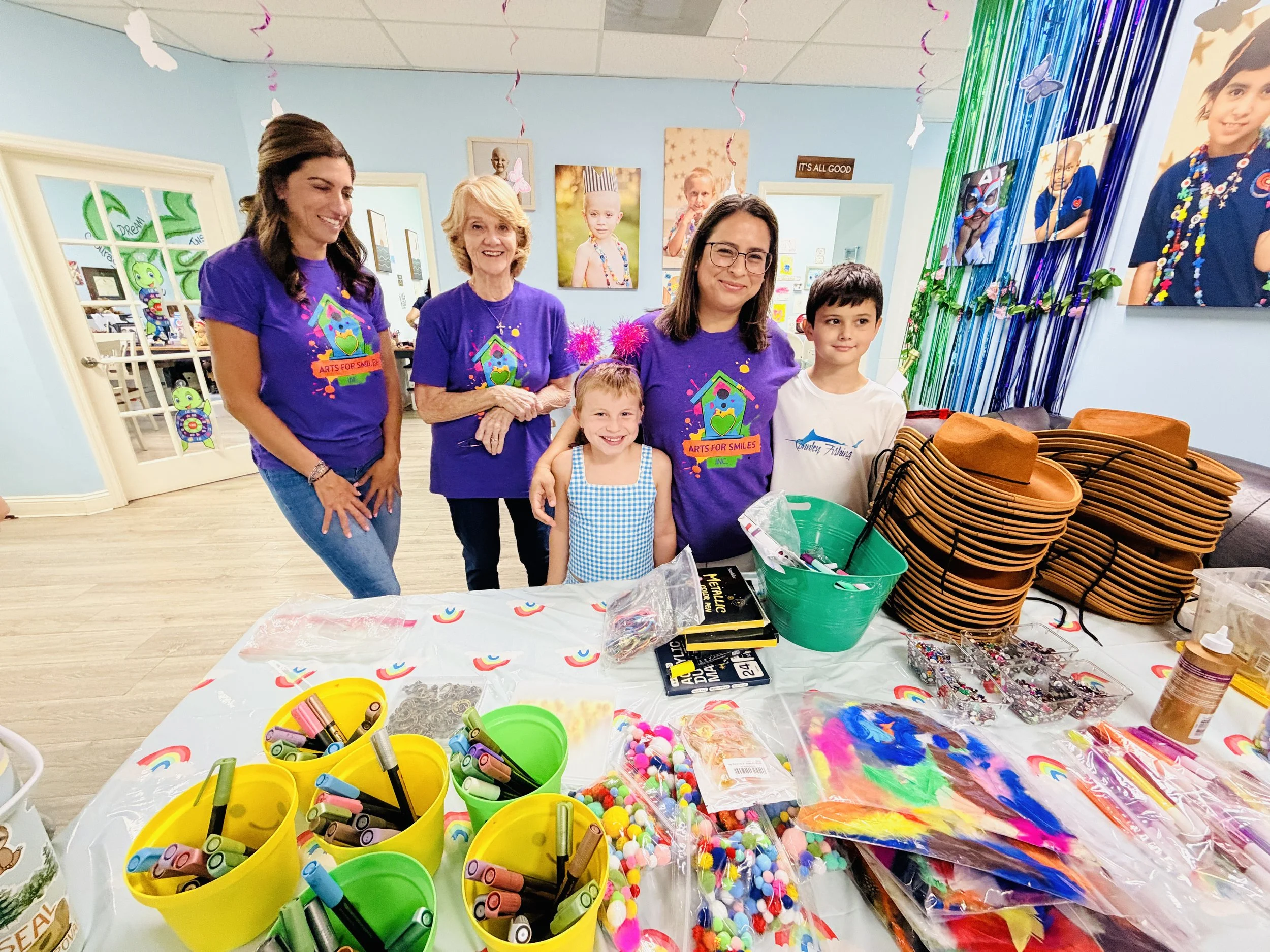 Arts for Smiles at KCF Summer Camp