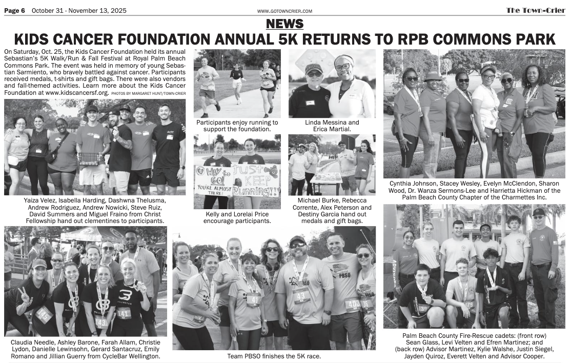 KCF’s Annual 5K Returns to RPB Commons Park