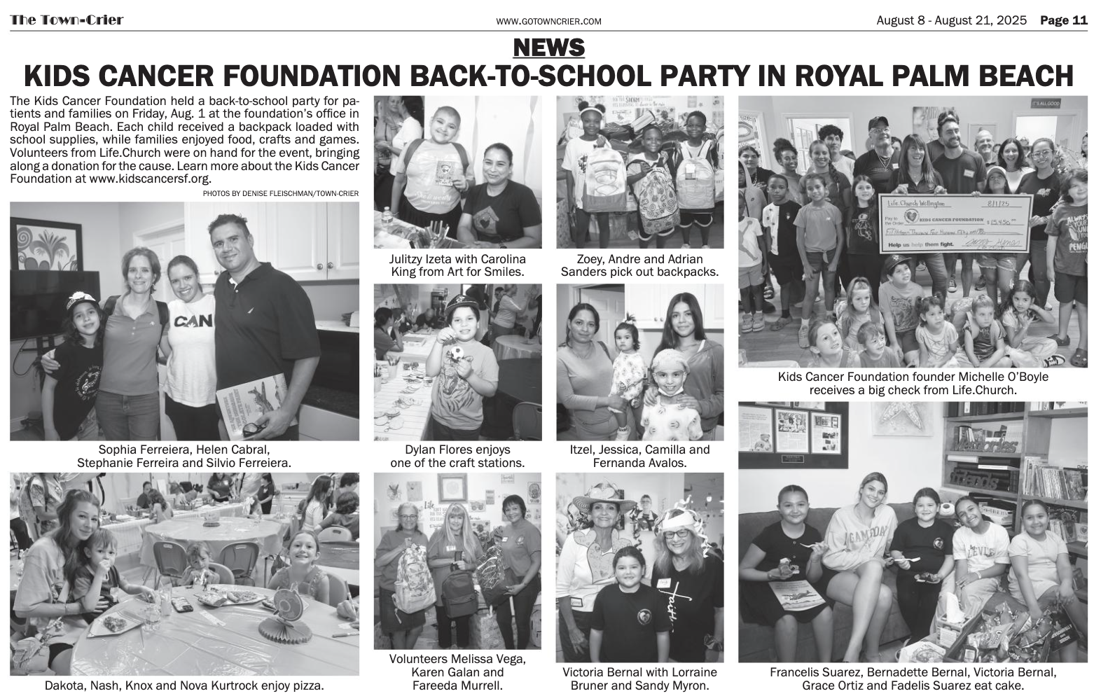 KCF Back-to-School Party in Royal Palm Beach