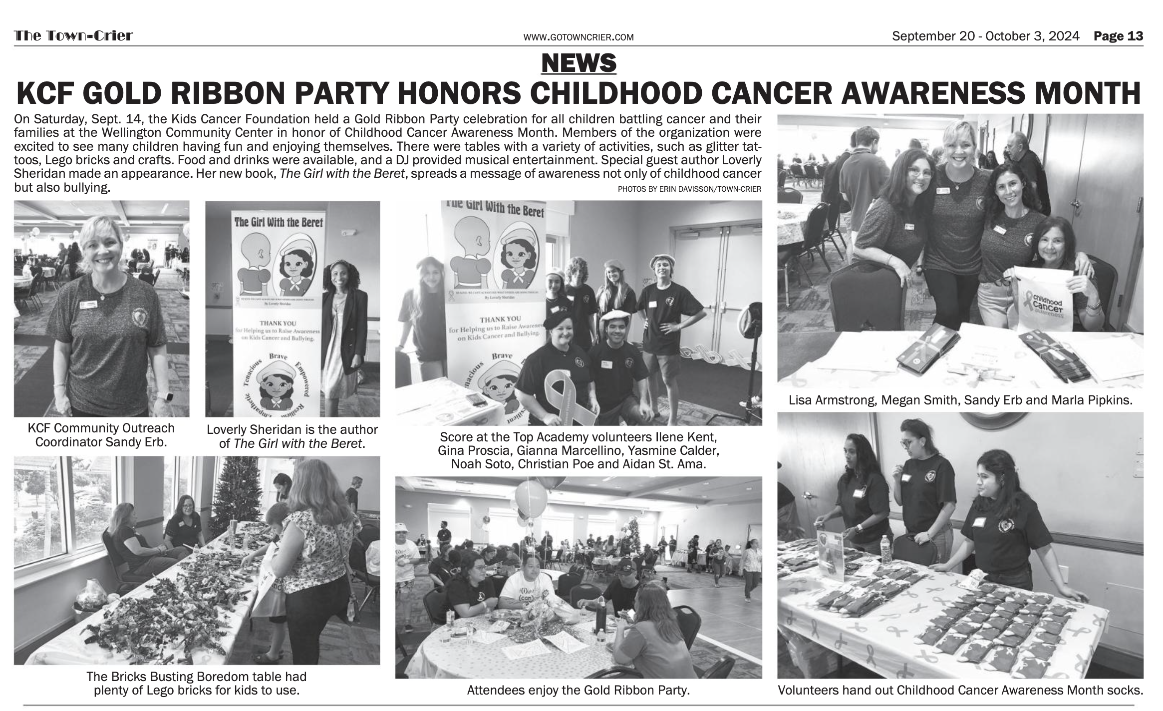 KCF Gold Ribbon Party Honors Childhood Cancer Awareness Month