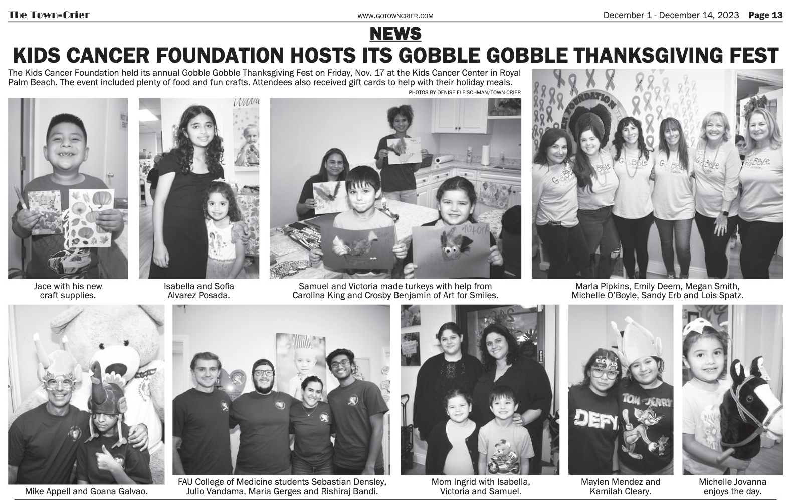 Kids Cancer Foundation Hosts Its Gobble Thanksgiving Fest 