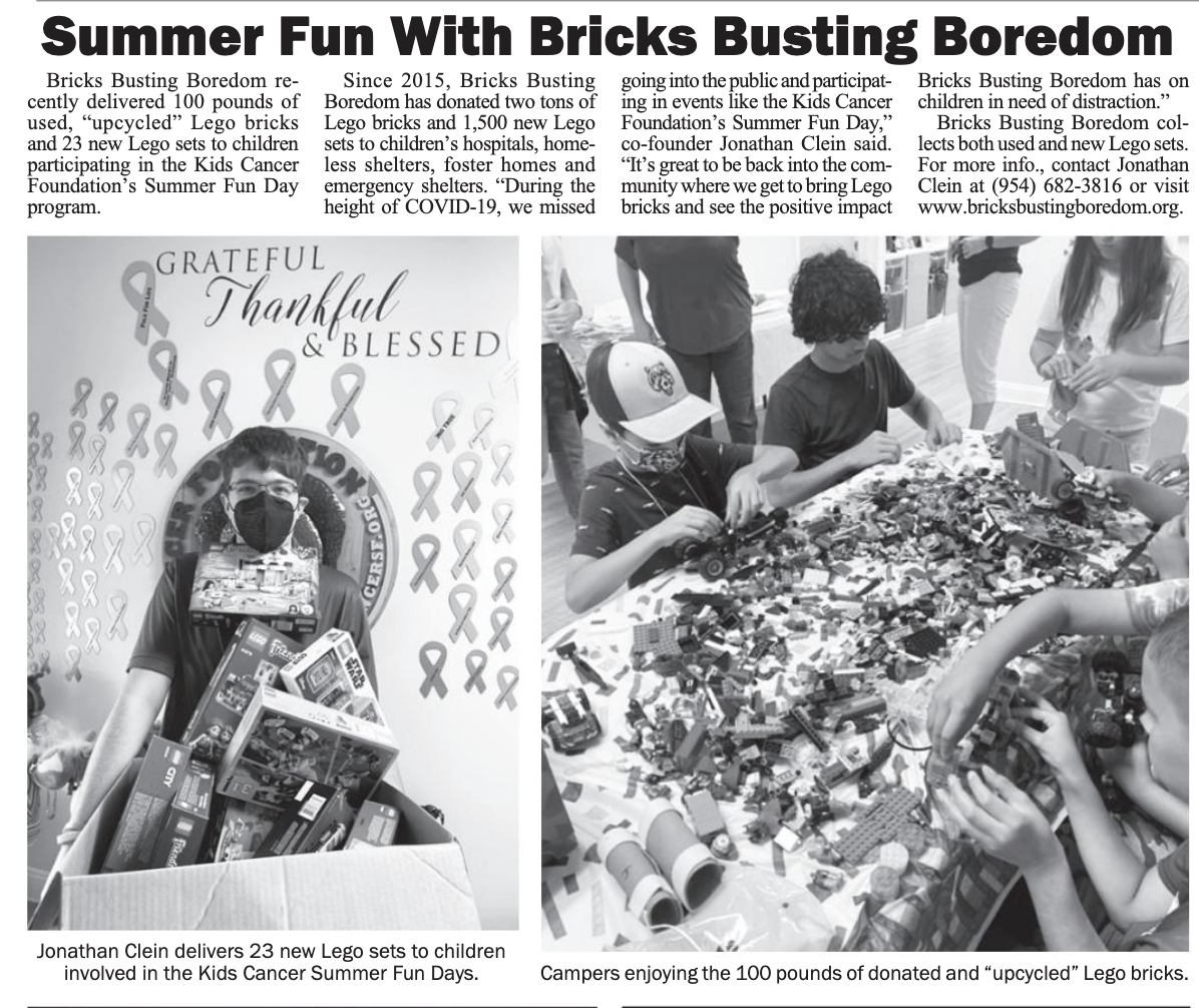 Summer Fun With Bricks Busting Boredom