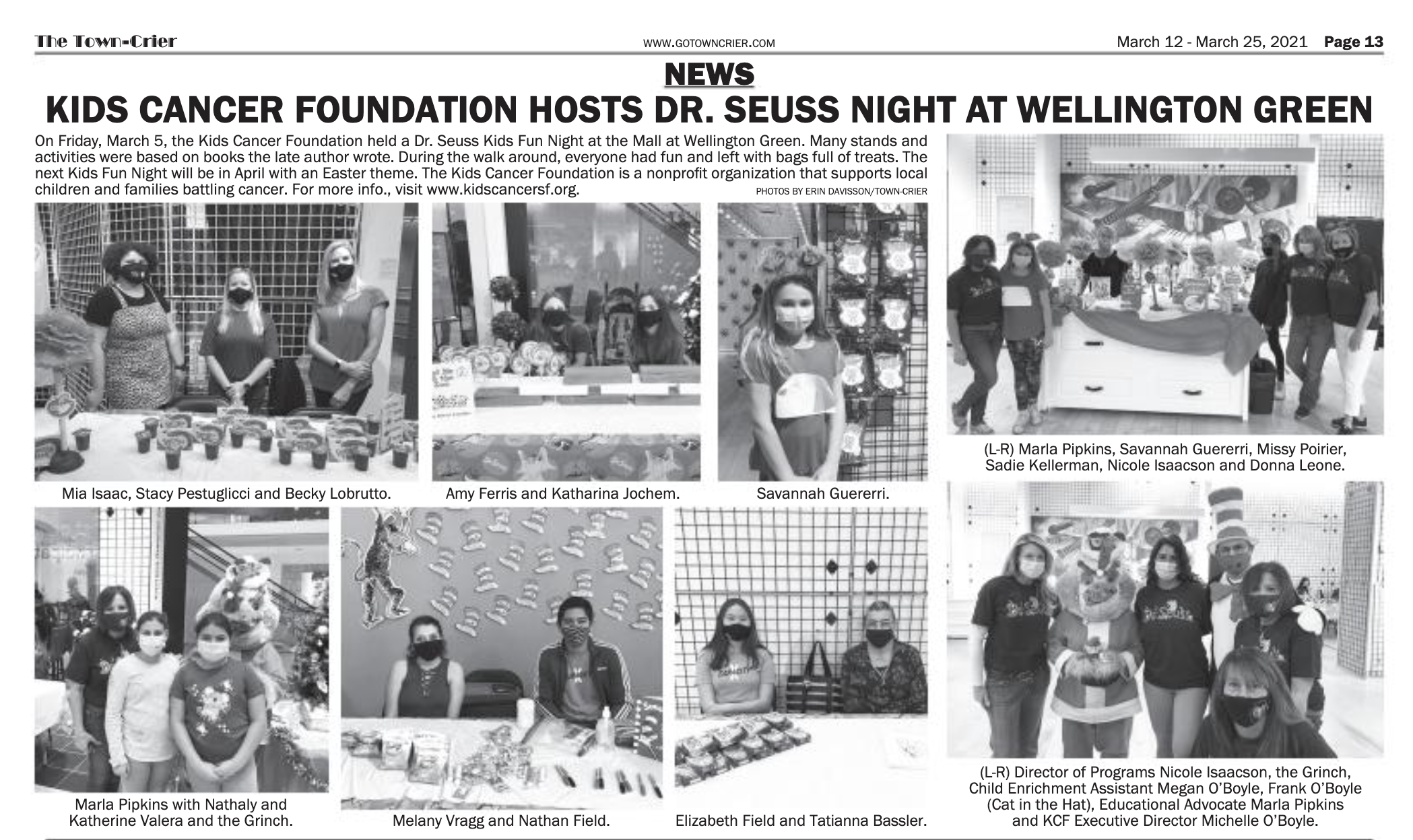 Kids Cancer Foundation Hosts Dr. Seuss Night at Wellington Green