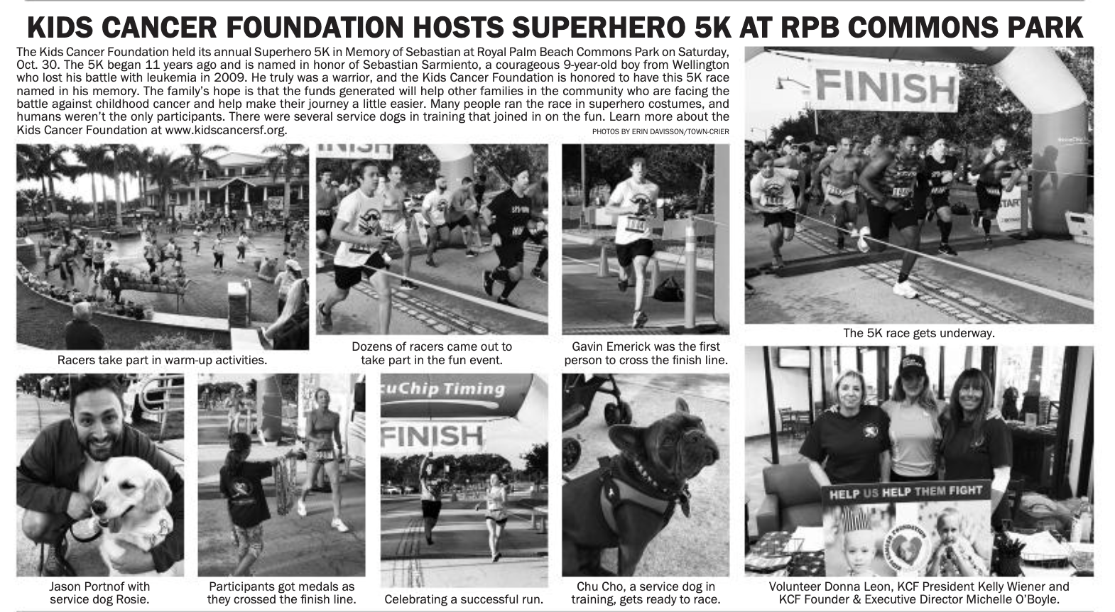 Kids Cancer Foundation Hosts Superhero 5K at RPB Commons Park