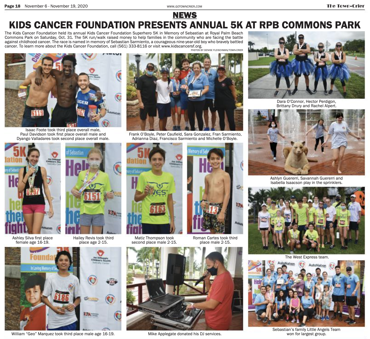 Kids Cancer Foundation Presents Annual 5K at RPB Commons Park