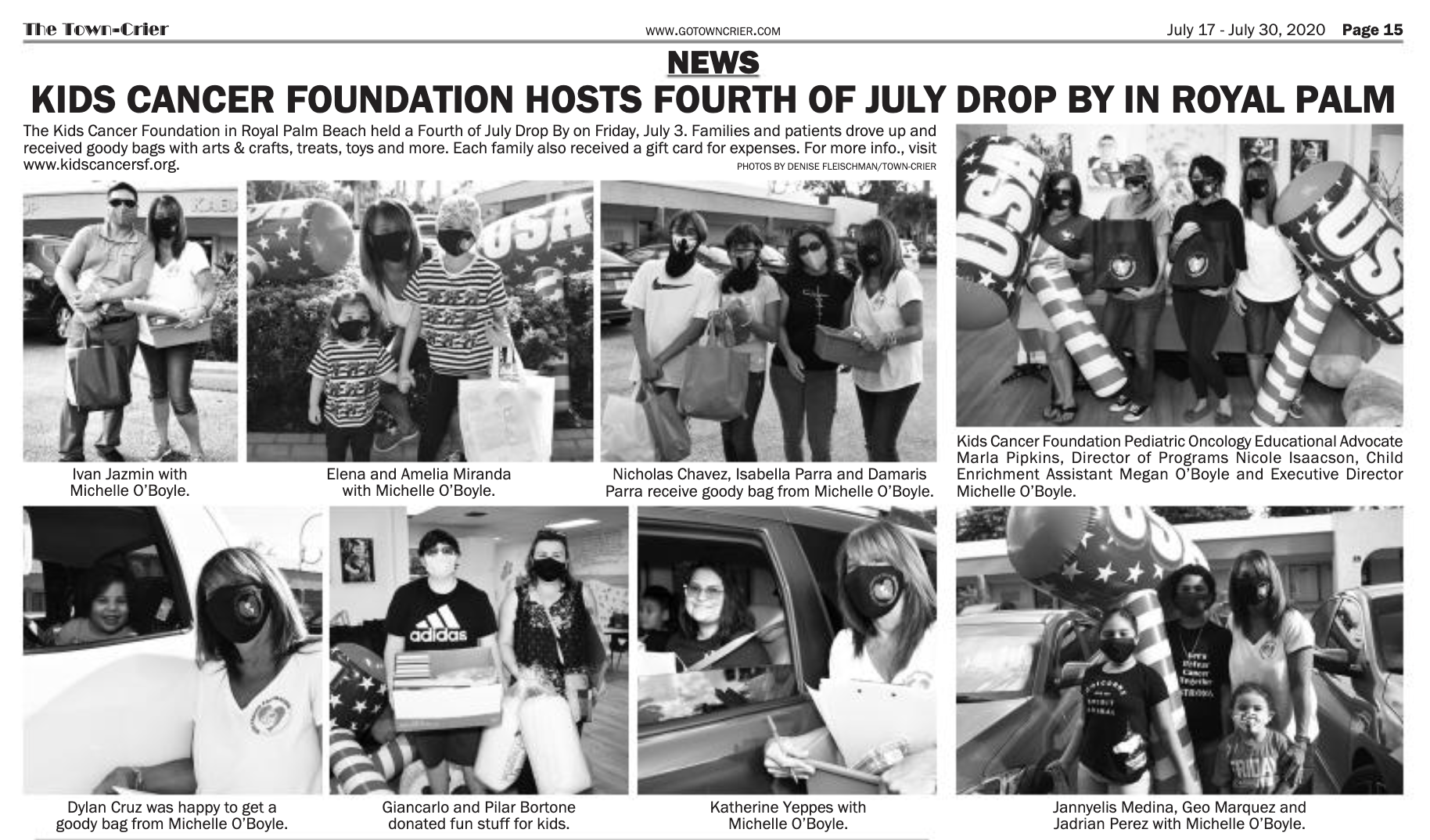 Kids Cancer Foundation Hosts Fourth of July Drop By in Royal Palm