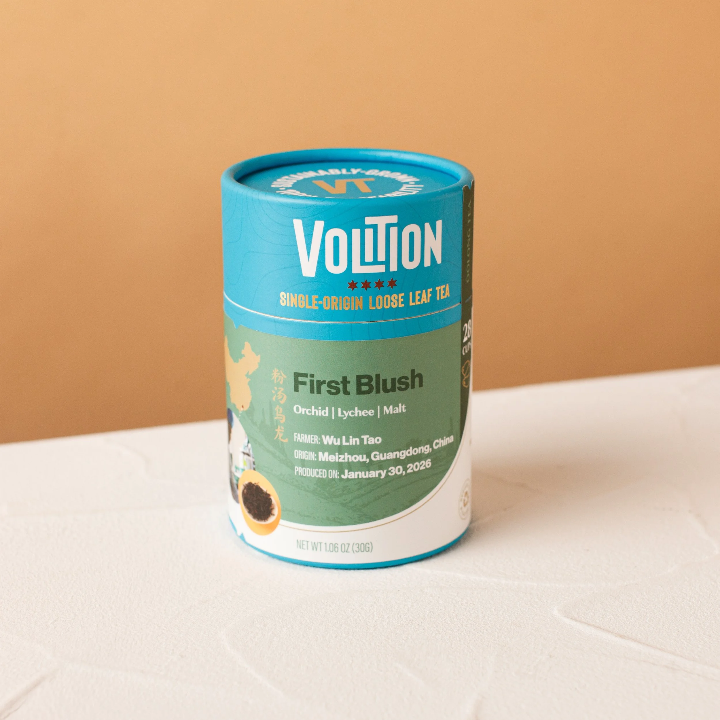 volition tea oolong first blush tea product shot