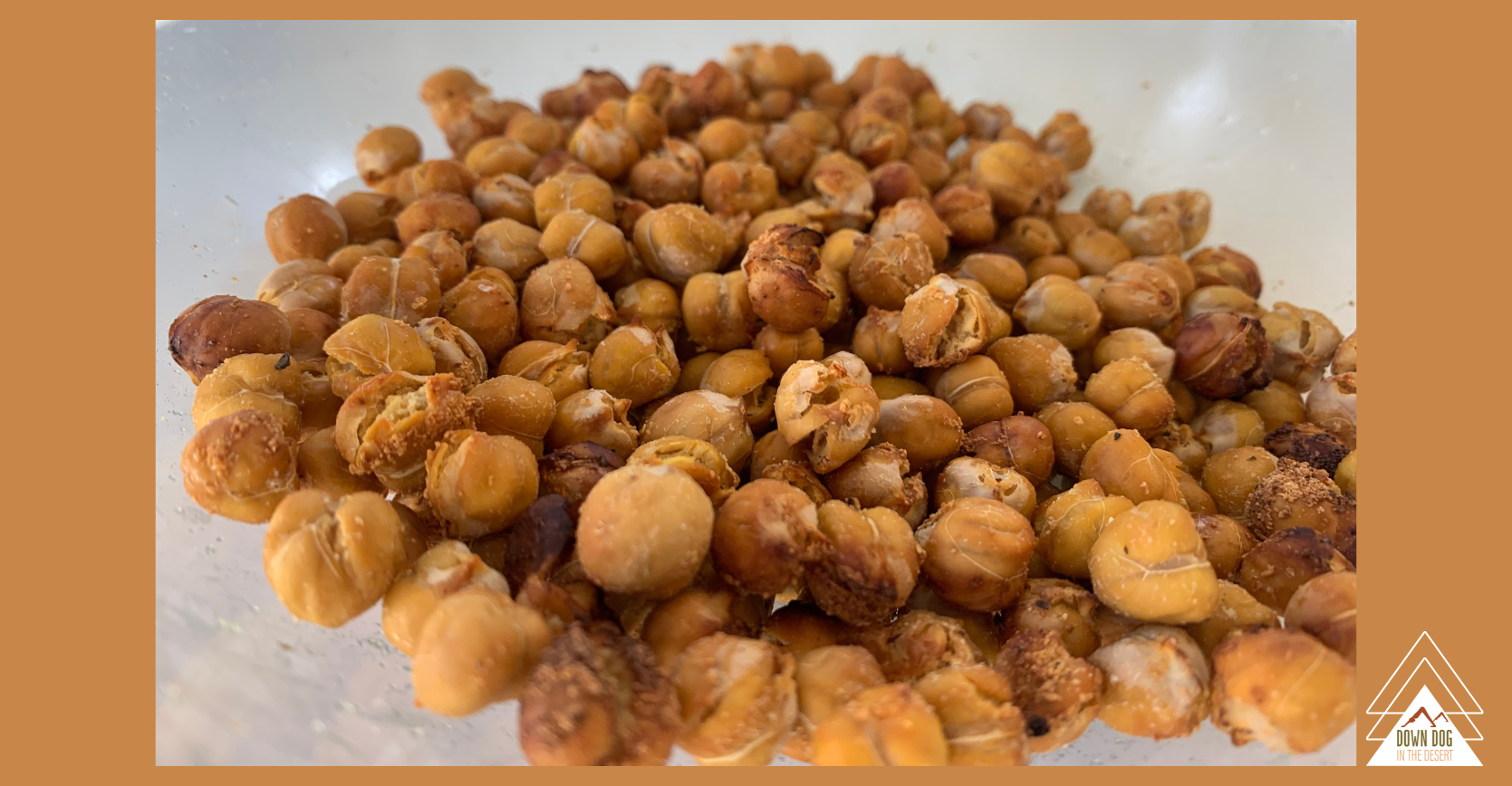 Quick and Easy Roasted Seasoned Chickpeas — Down Dog in the Desert