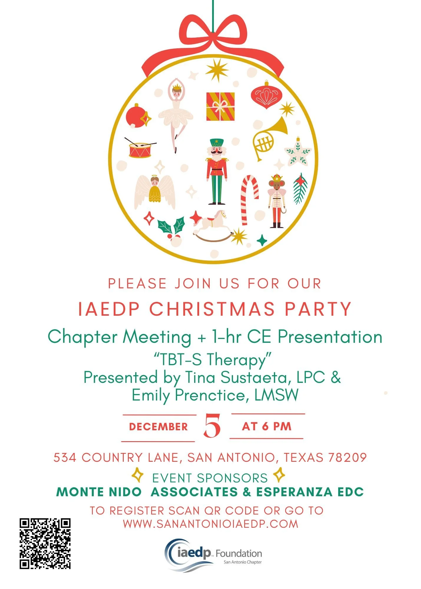 Flyers + Photos — San Antonio iaedp Chapter