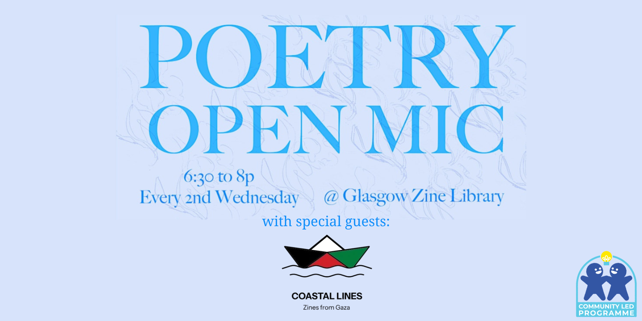 Poetry Open Mic: Coastal Lines Press edition