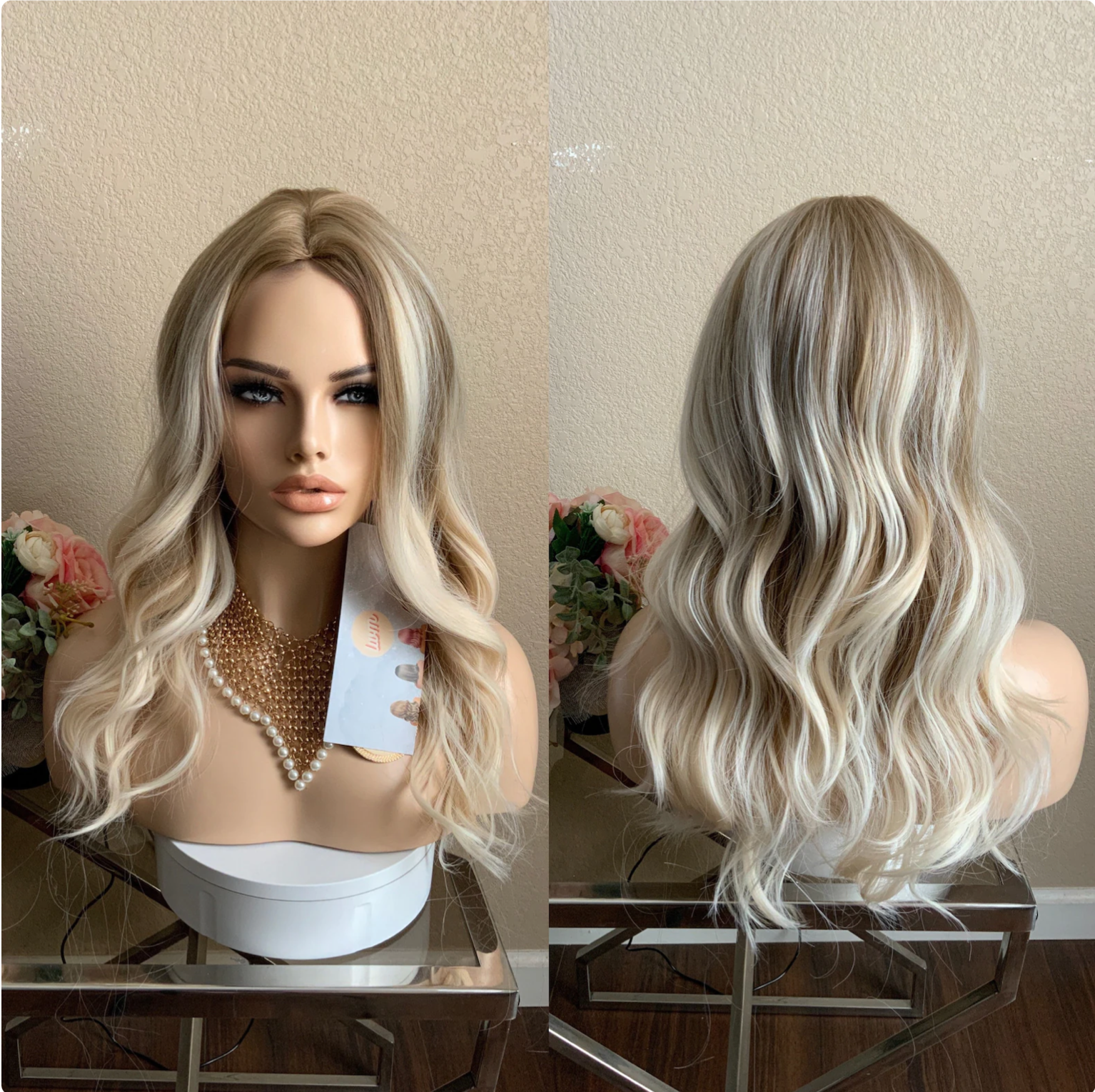 #14 - Blonde Blend Wavy 24" Length