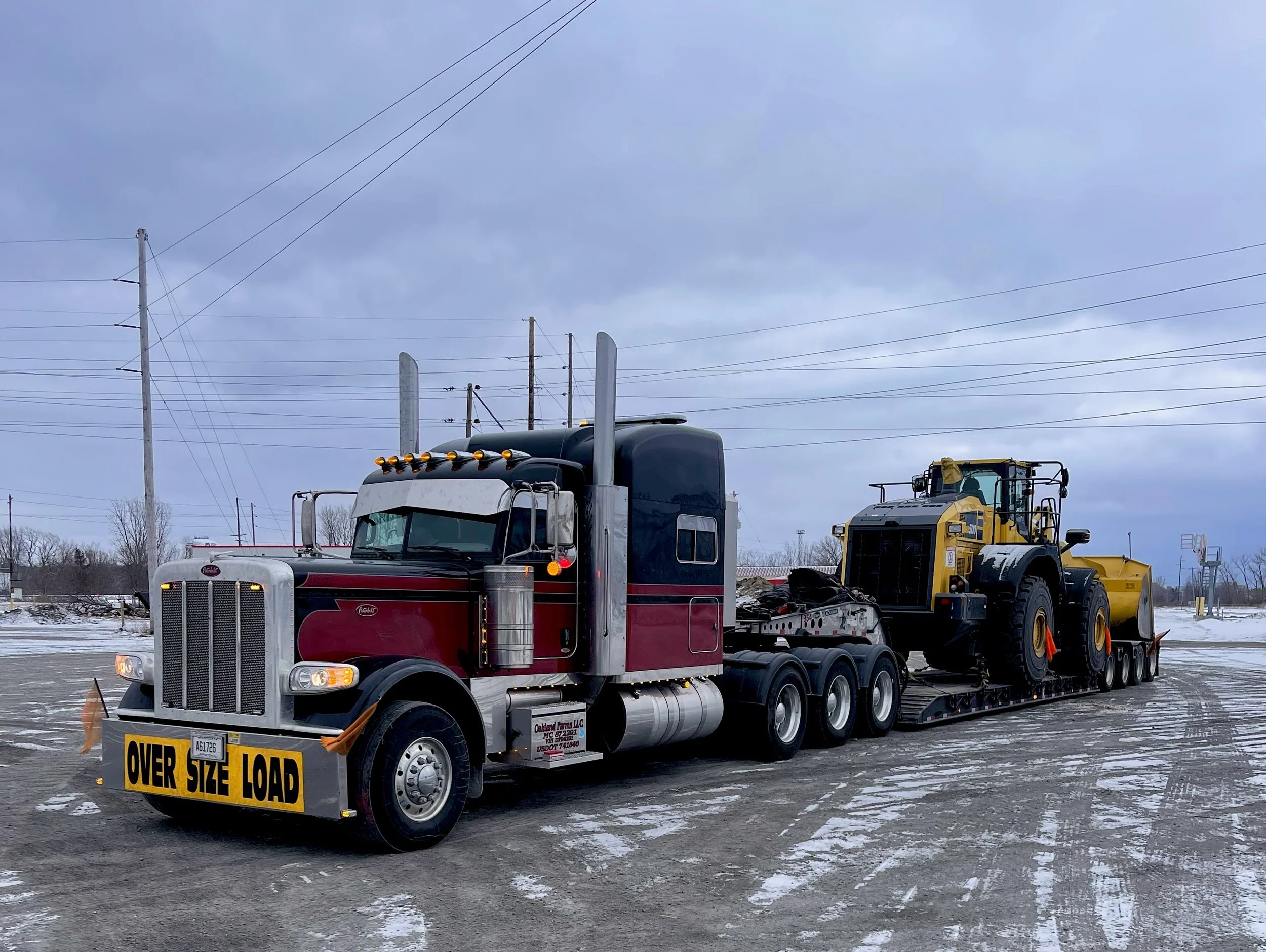 Brrrr... loaded Truck 103. 