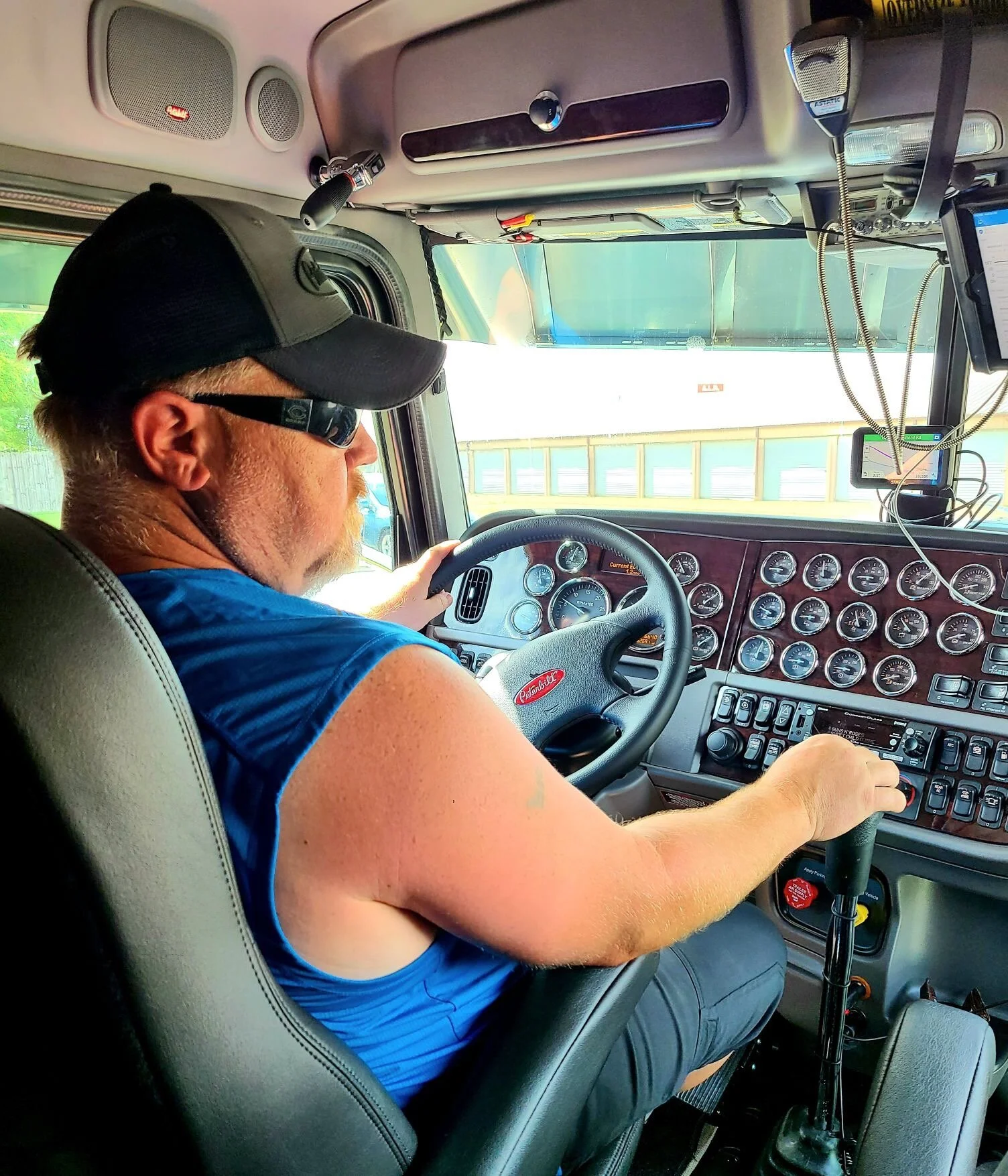 Kevin M. in the drivers seat! 