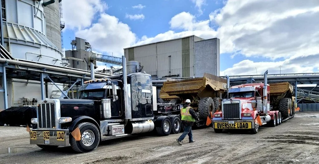 Truck 101, and Truck 001 loaded.