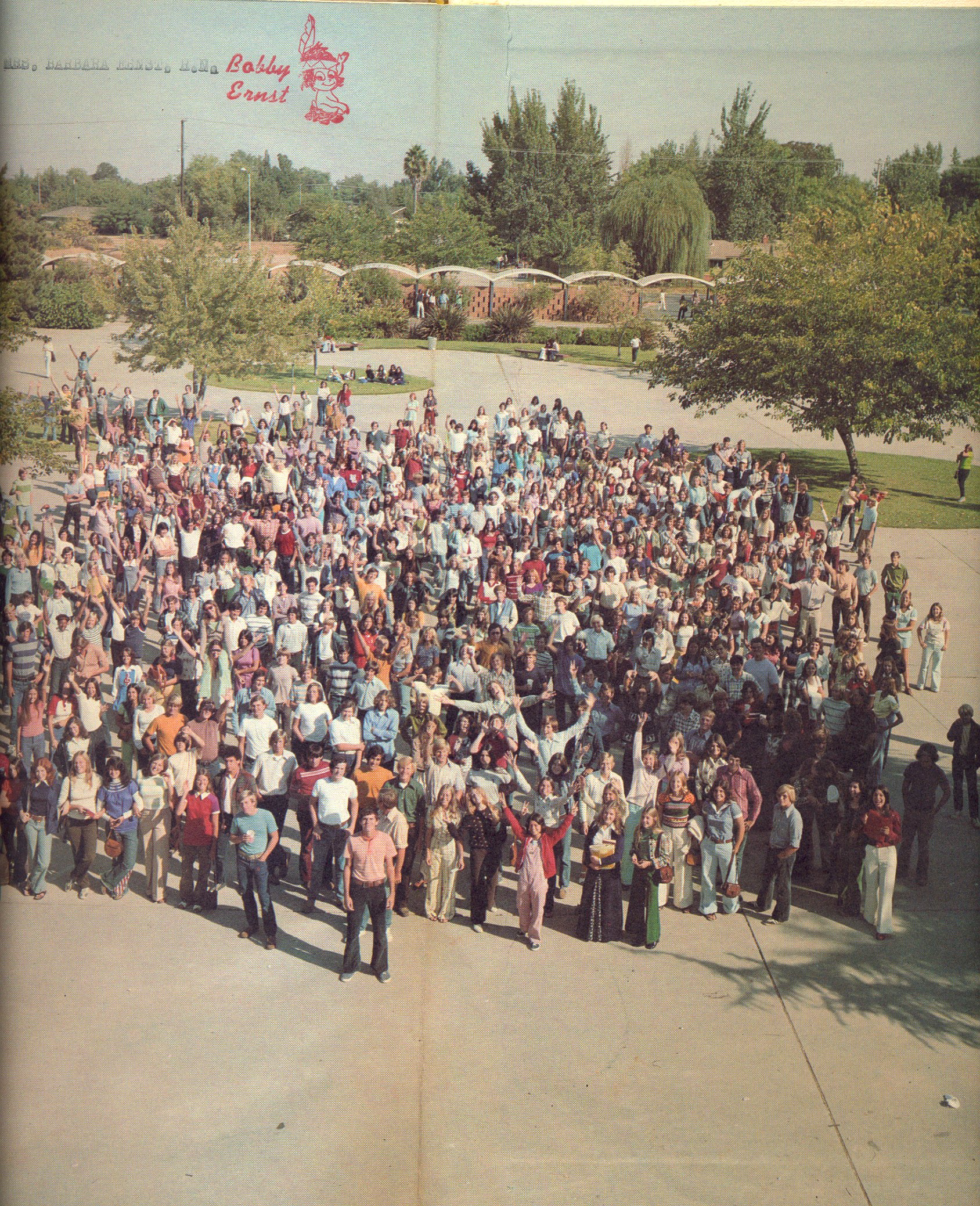 student body from roof ~1967-8MLHS073.jpg
