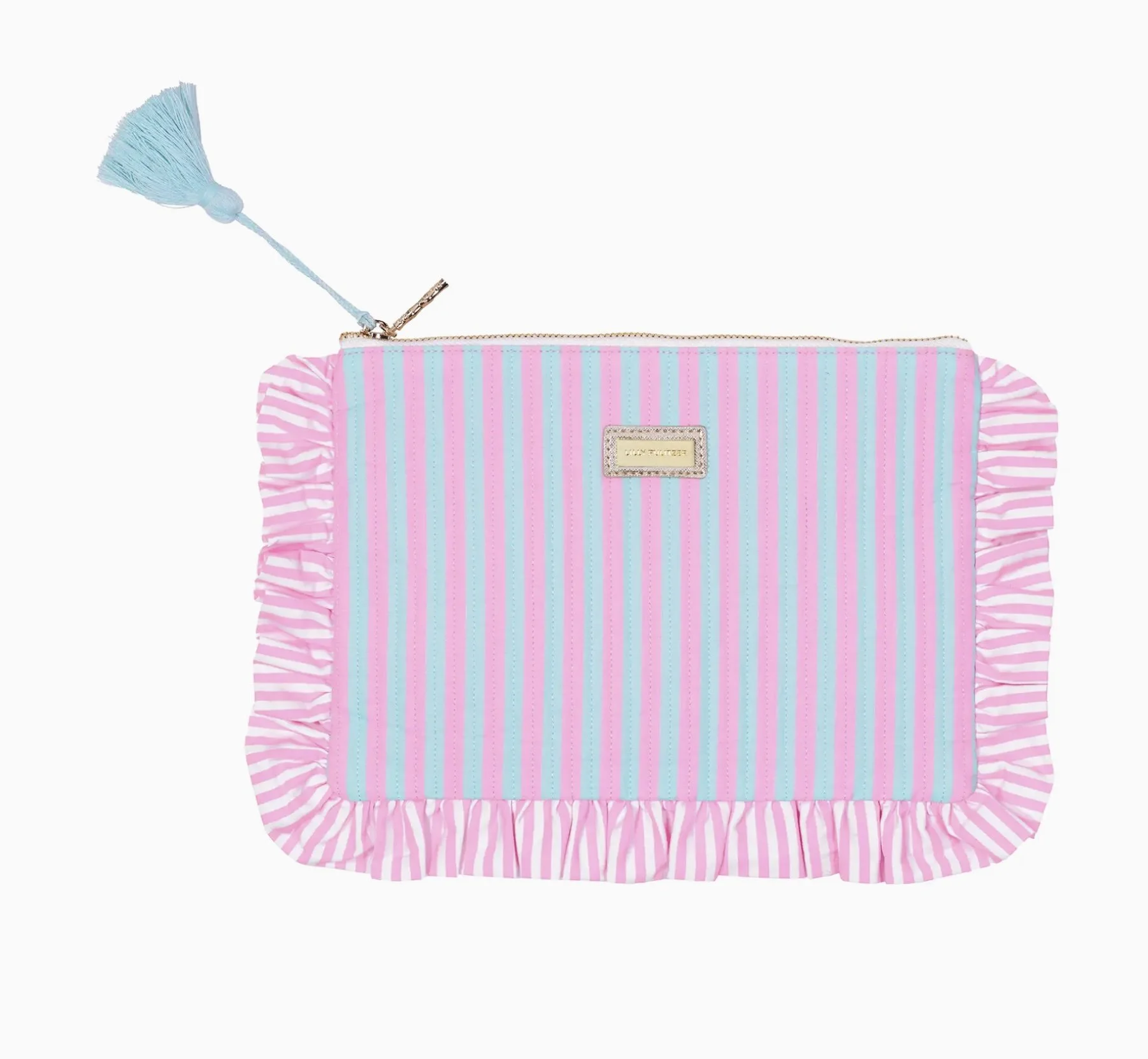 Lilly Pulitzer Ruffle Stripe Pencil Pouch