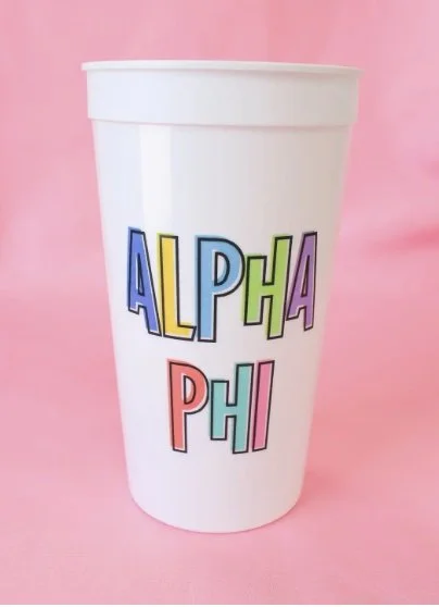 Sorority Stadium Cups