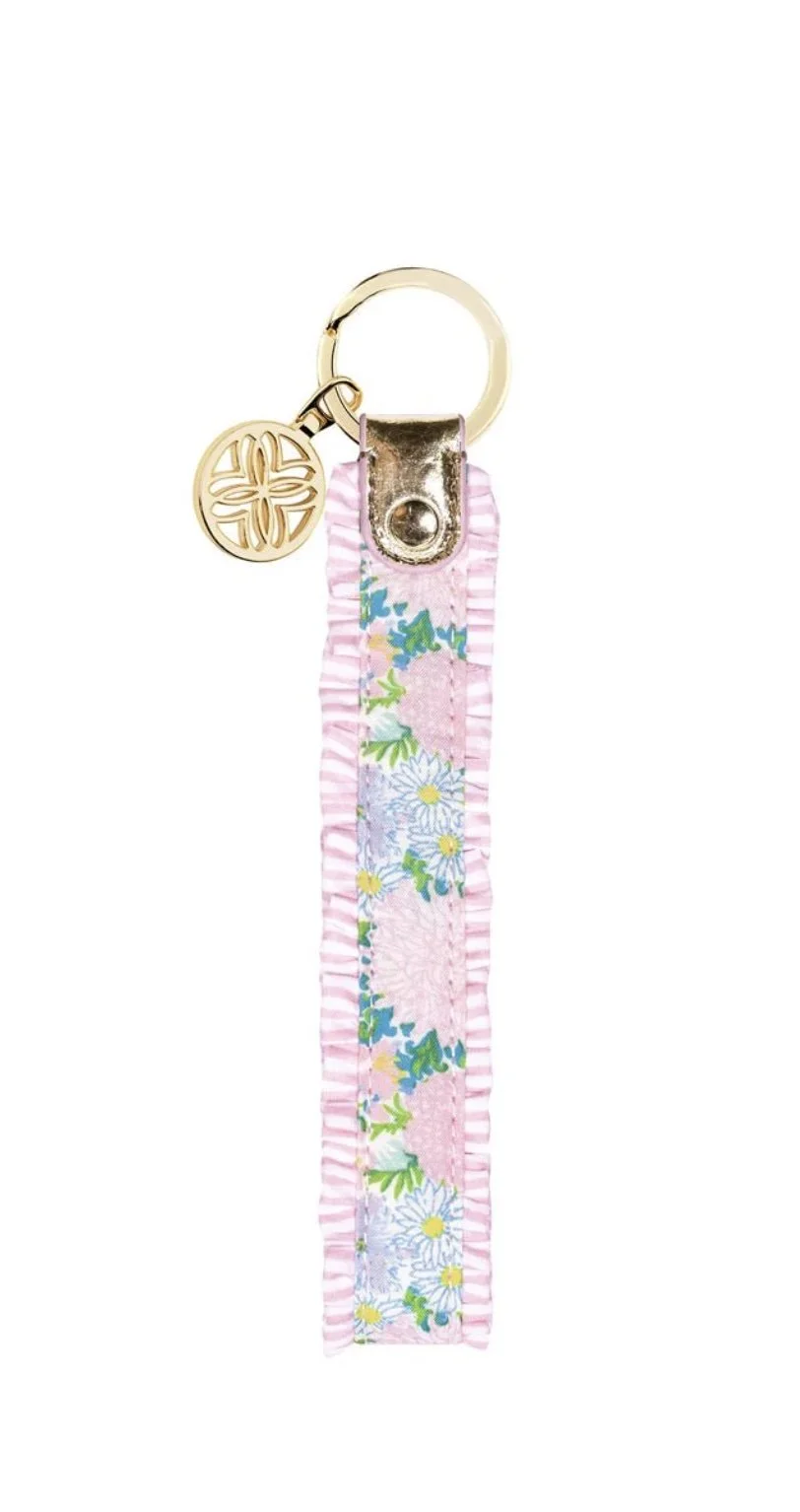 Lilly Pulitzer Ruffle Stripe Keychain