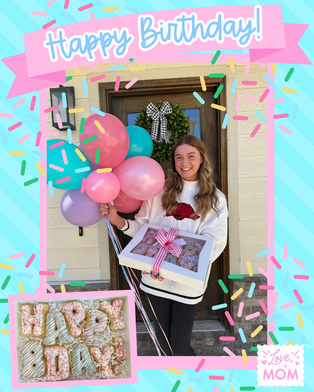 Lettered Donuts and Balloons!