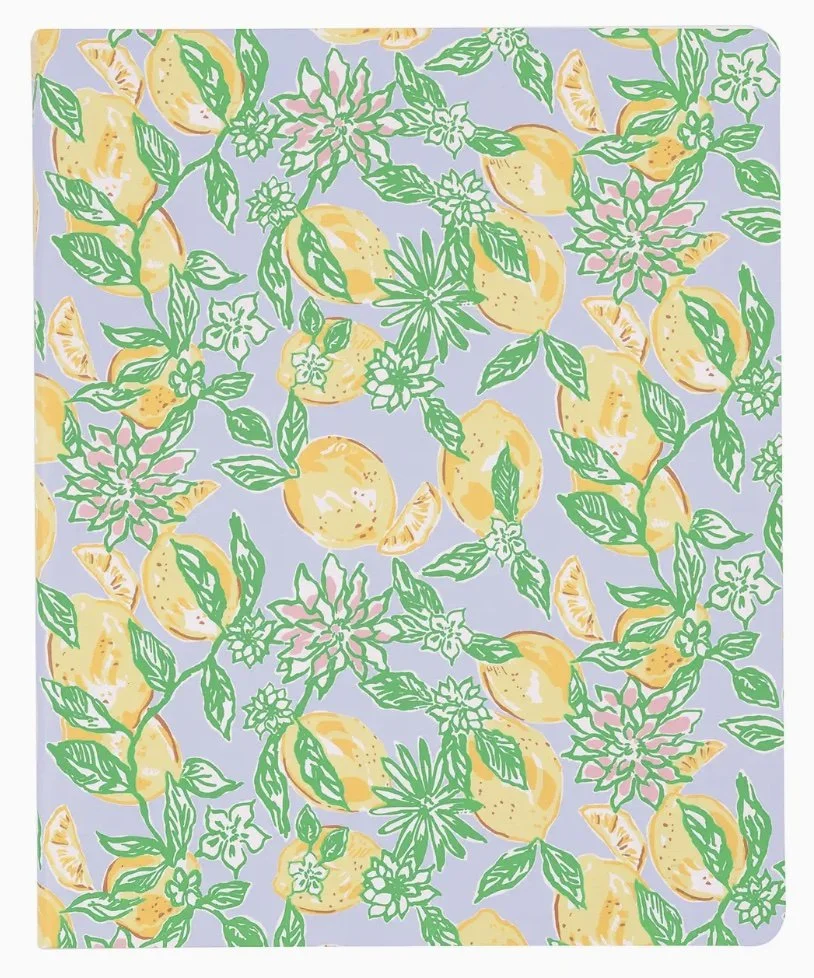 Lilly Pulitzer Spiral Mini Notebook, Make Lemonade