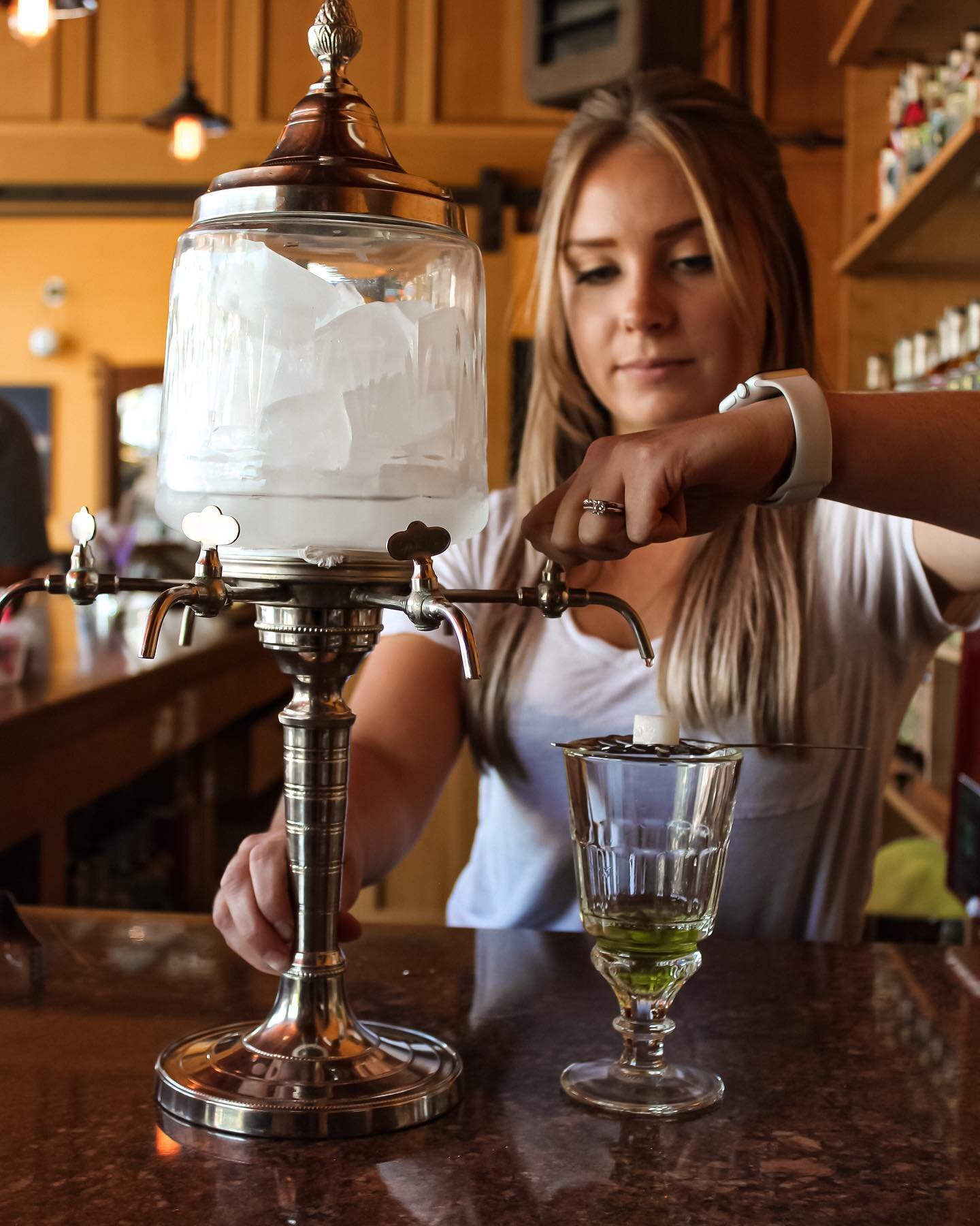 Happy National Absinthe Day! Celebrate with us at the Distillery today and enjoy 50% off our traditional absinthe tastings.

#absinthe #craftspirits