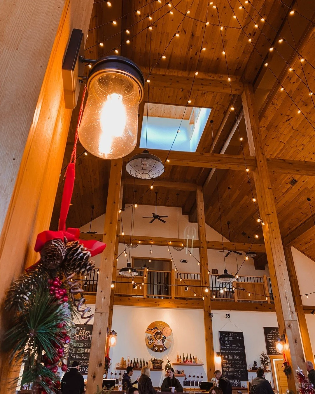 It's feeling real cozy in the Barn these days.

Join us this week for a glass of cider, a pour of wine or delicious seasonal cocktail in our spirits tasting loft.

We're open Wednesday 12pm-6pm and closed on Thanksgiving so our team can enjoy the hol