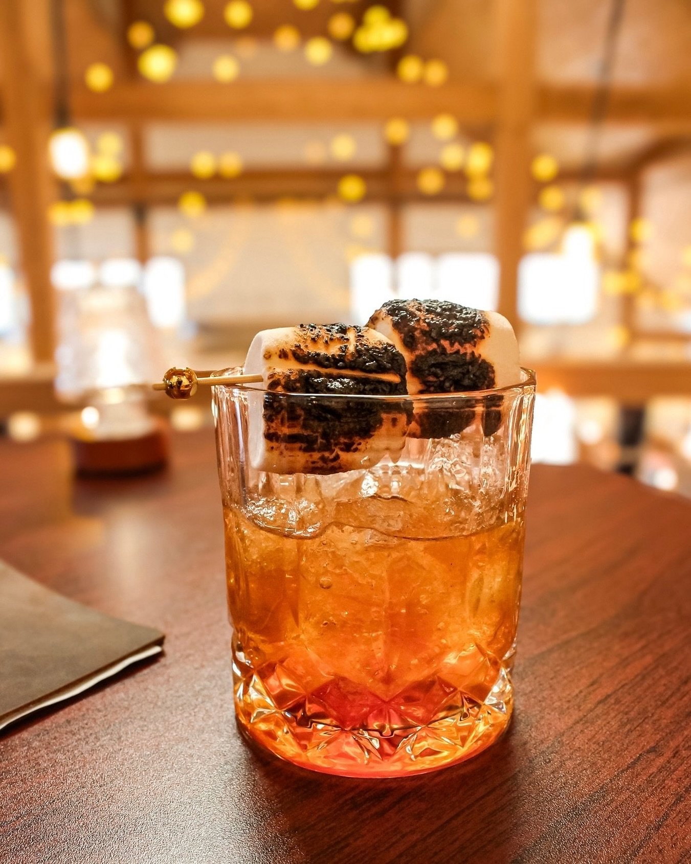 Cinnamon. Toast. Old. Fashioned. Nostalgia, but make it a cocktail.
⠀⠀⠀⠀⠀⠀⠀⠀⠀
We&rsquo;ve infused our bourbon with cinnamon toast and whipped up a unique twist on an old favorite. Featuring aromatic and chocolate bitters and topped with a toasted mar