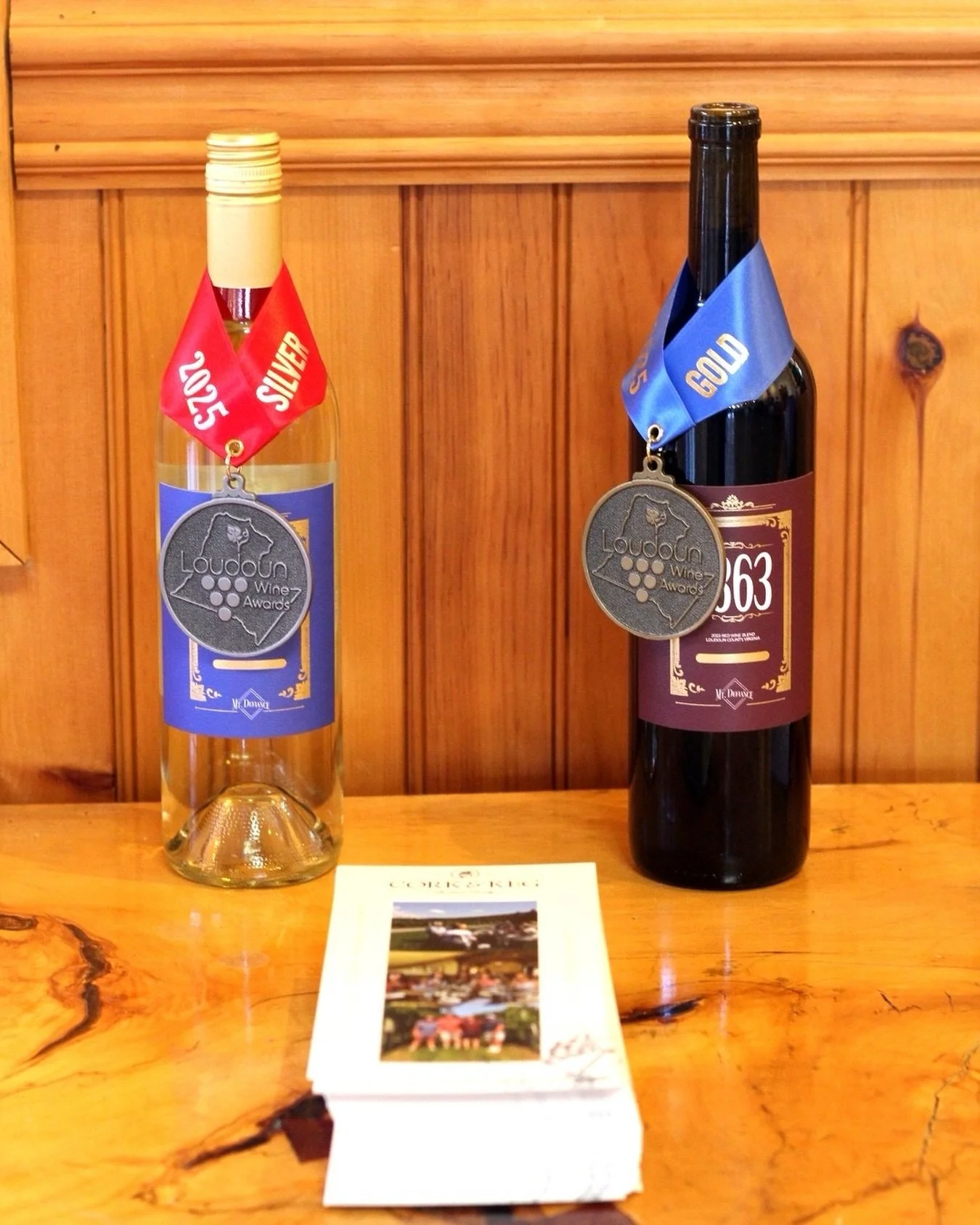 Mt. Defiance does more than cider and spirits - did you know we now offer two award winning wines? 🍷
⠀⠀⠀⠀⠀⠀⠀⠀⠀
Our 1863 Red Blend took home a gold medal in the @loudounwine awards and our Skyline Chardonnay took home silver. 
⠀⠀⠀⠀⠀⠀⠀⠀⠀
Enjoy a glass