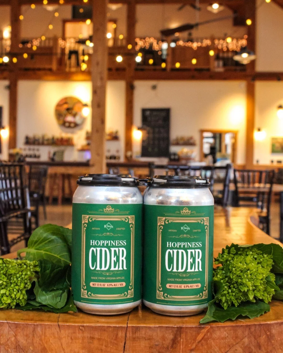 JUST RELEASED! Cider 🤝 Hops. Meet Hoppiness. 

This is where cider meets hops. Hoppy starts with fresh-pressed apples and finishes with a light hop aroma and crisp snap. Dry, refreshing, and perfectly balanced, it&rsquo;s a go-to for hop lovers look