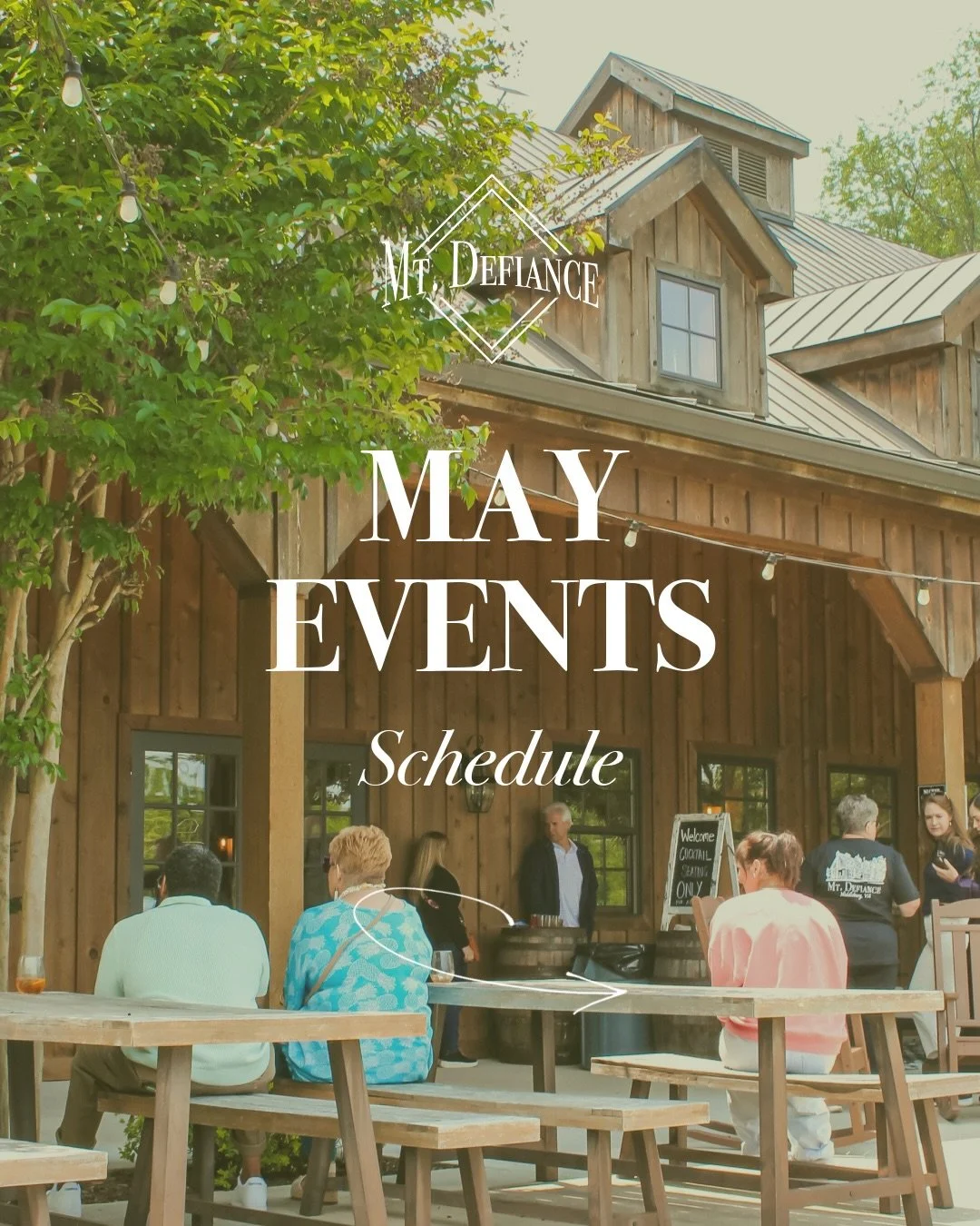 Happy May! ☀️We have SO much going on at Mt. Defiance this month. Our outdoor tasting spaces are coming back to life for the summer (and we&rsquo;ve got a NEW outdoor cider bar opening), we&rsquo;re hosting @cousinsmainelobster Friday May 1st and all