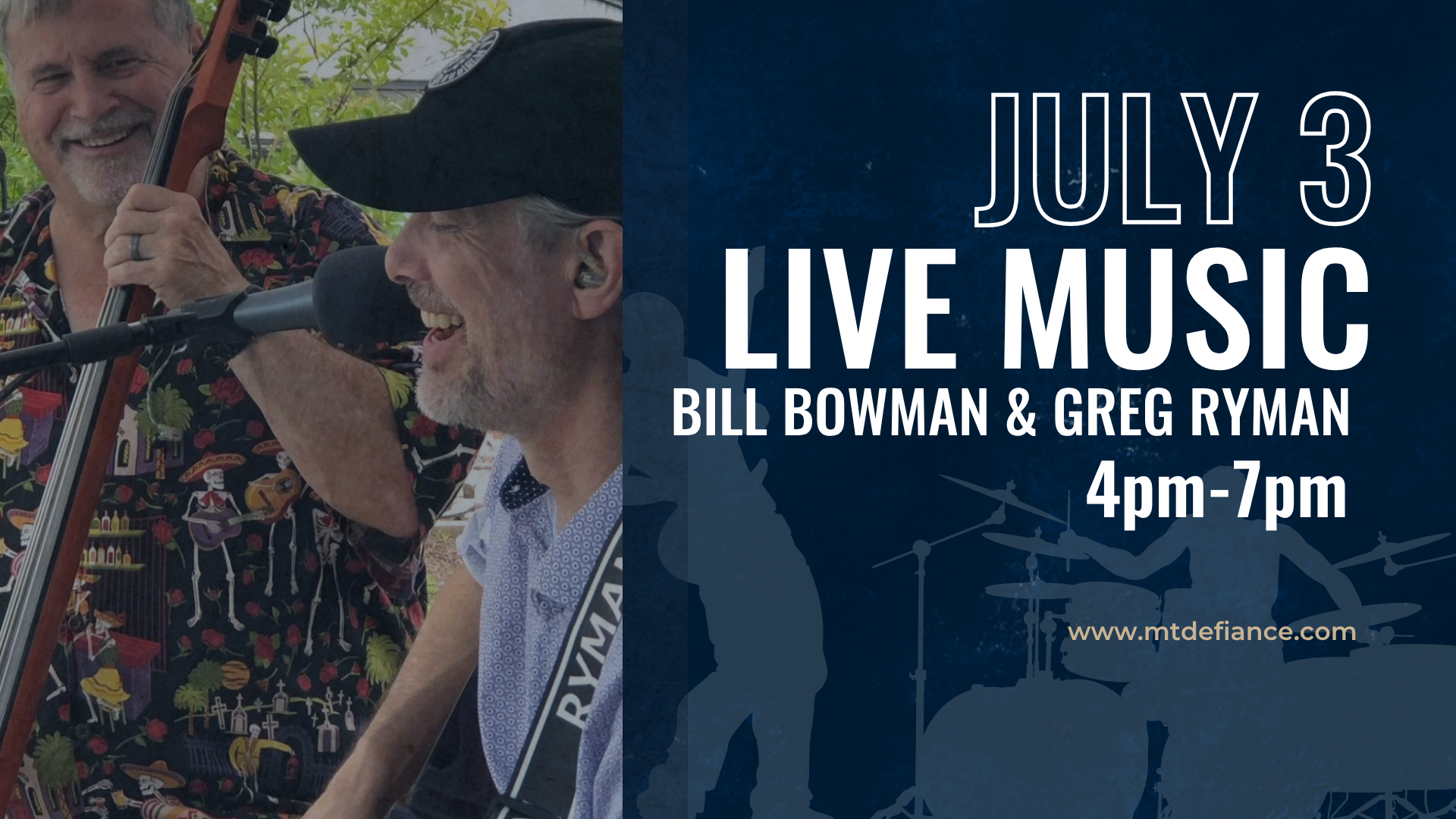 Live Music Bill Bowman &amp; Greg Ryman
