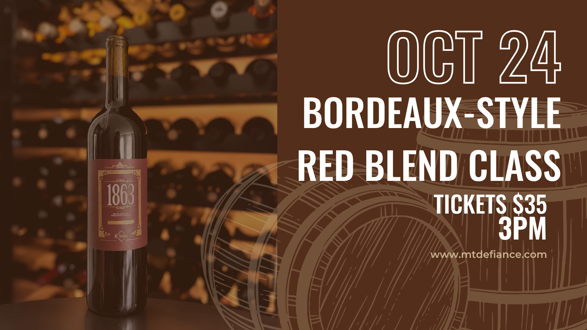 October 24 | Bordeaux-Style Red Blend Class