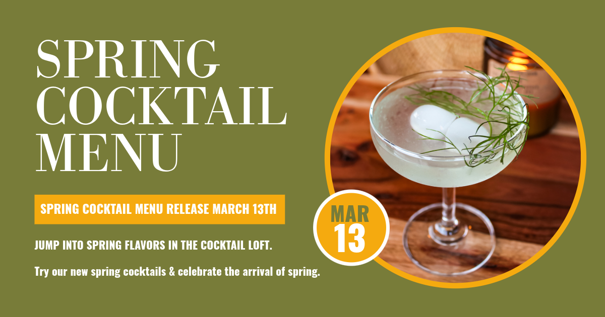 Spring Cocktail Menu Release
