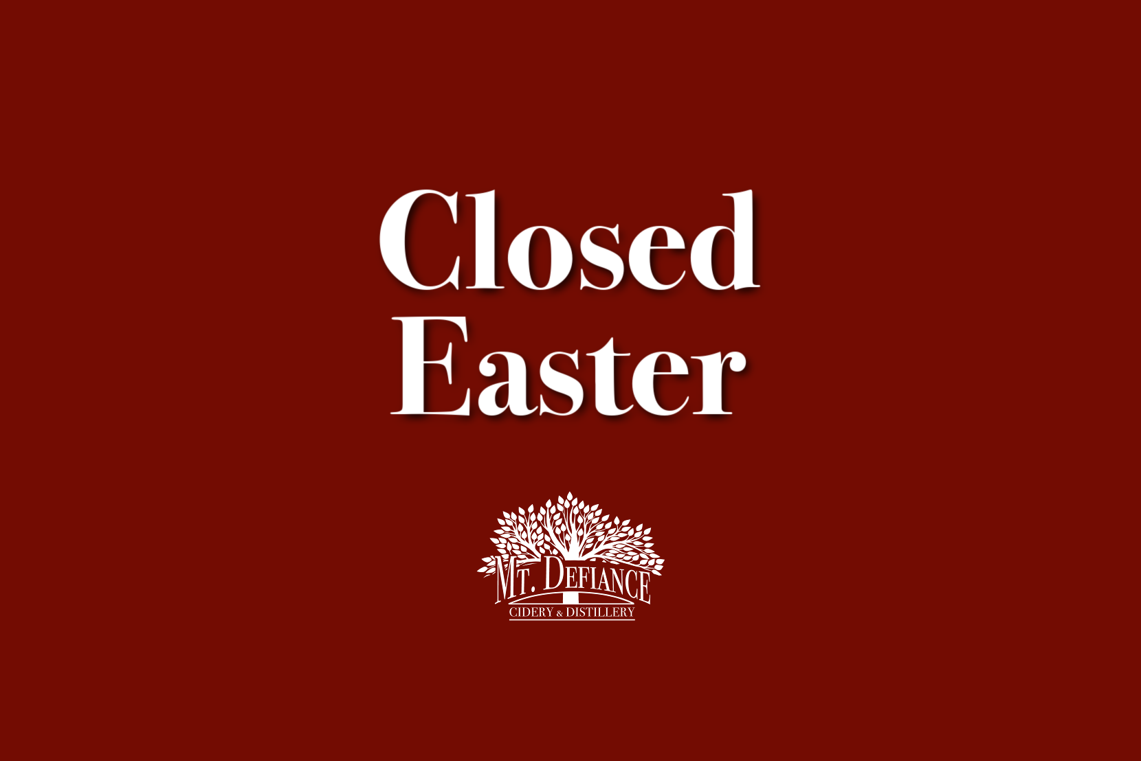 Closed Easter