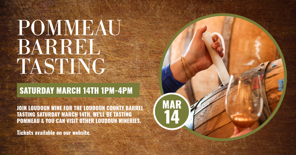 Loudoun Wine: Pommeau Barrel Tastin
