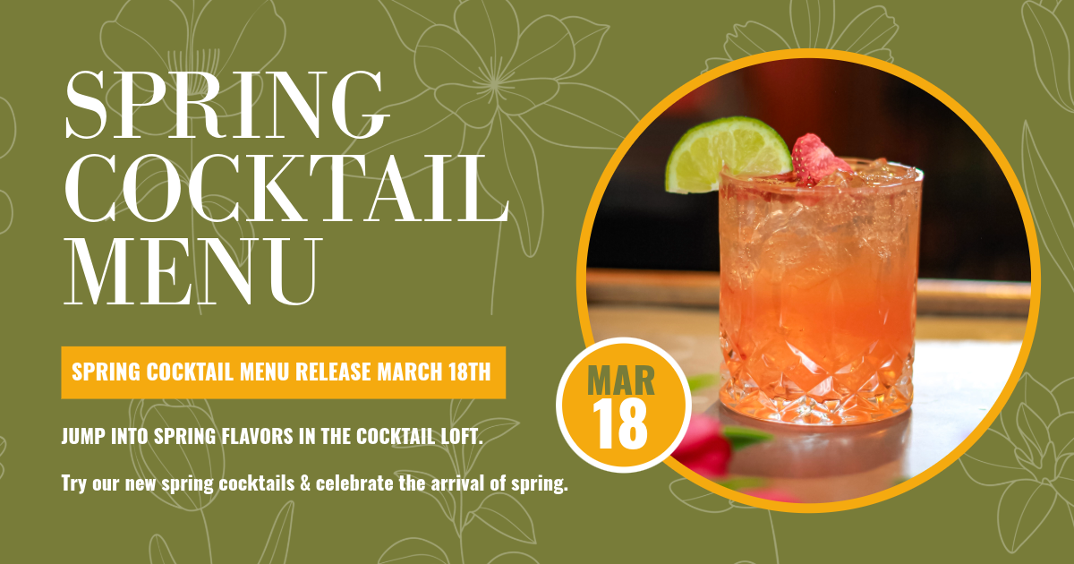 Spring Cocktail Menu Release