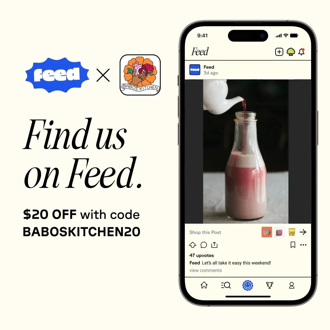 Are you tired of the same old food delivery services with their bland food and lackluster delivery options? Fear not, for Babo's Kitchen is here to change your mind! You can find us on @tryfeedapp and get our mouth-watering items delivered straight t