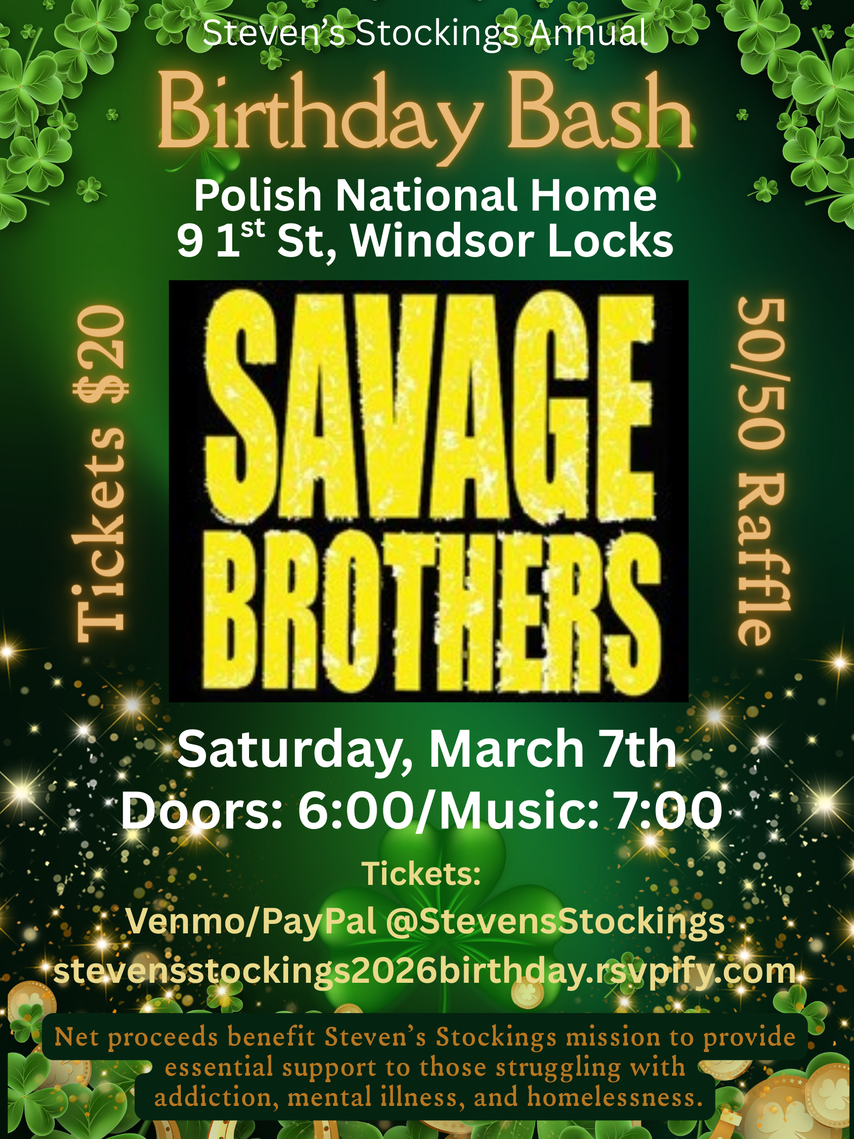 Annual Birthday Bash featuring The Savage Brothers