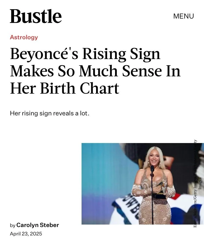 ✨Reflecting on some highlights of the calendar year as 2025 is winding down✨and one that makes me proud is continuing to contribute my astrological insights to publications 💖I started doing this in 2024 and in 2025 I got to pick some lucky wedding d